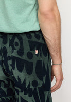 Revolution Terry Shorts Shorts Dustgreen