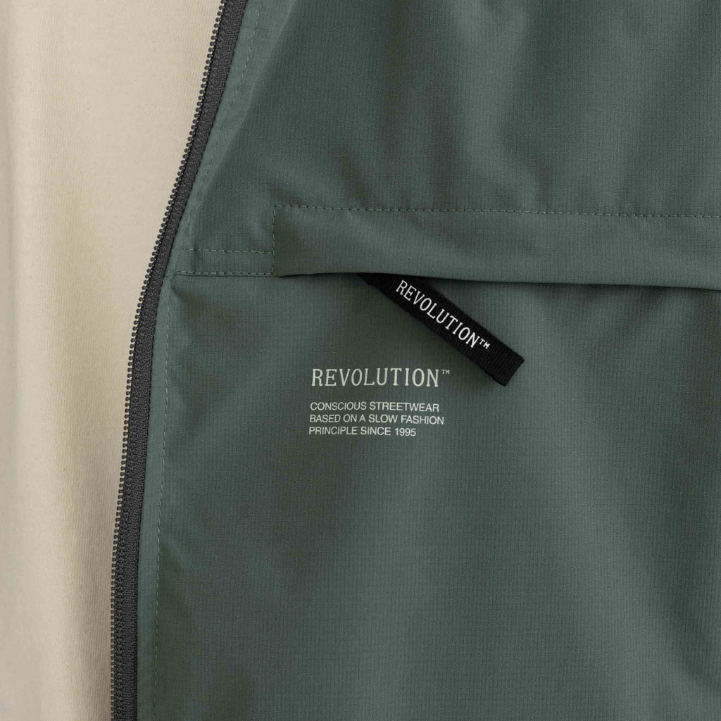 Revolution Track Jacket Lightweight Outerwear Dustgreen