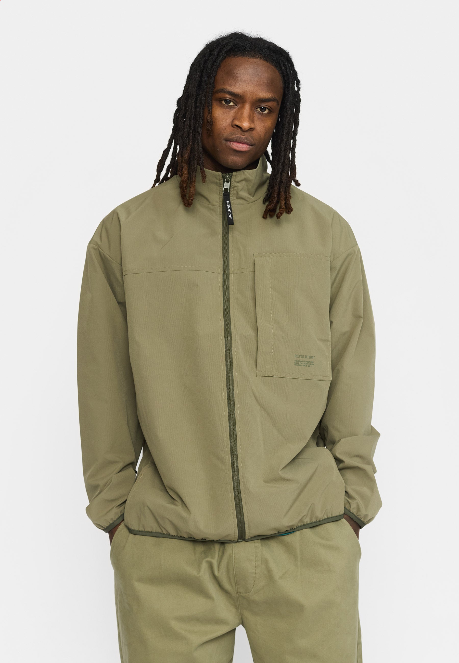 Revolution Track Jacket Lightweight Outerwear Lightarmy