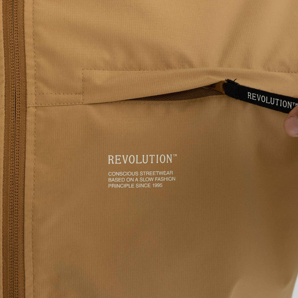 Revolution Track Jacket Lightweight Outerwear Lightbrown