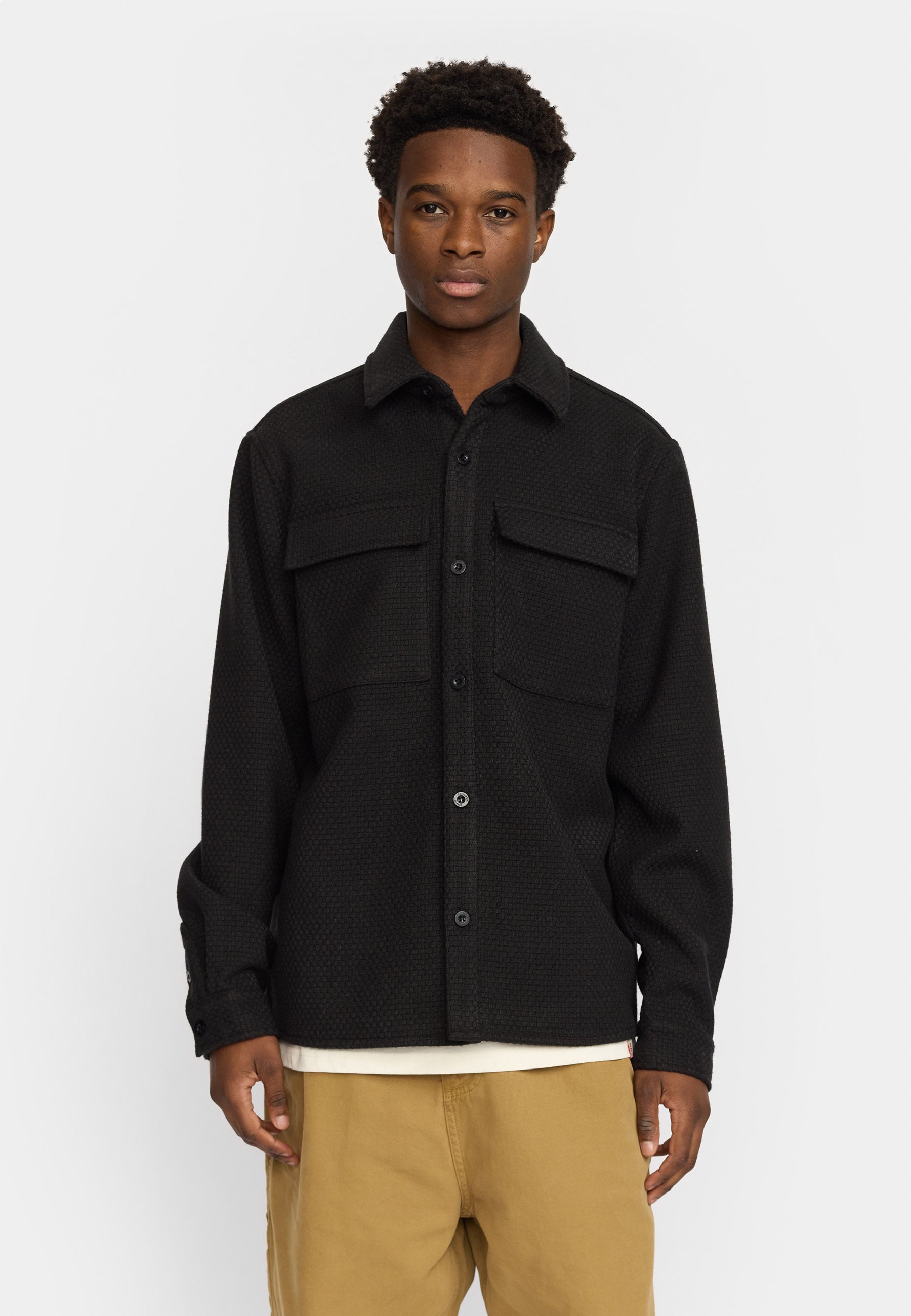 Revolution Utility Overshirt Overshirts Black