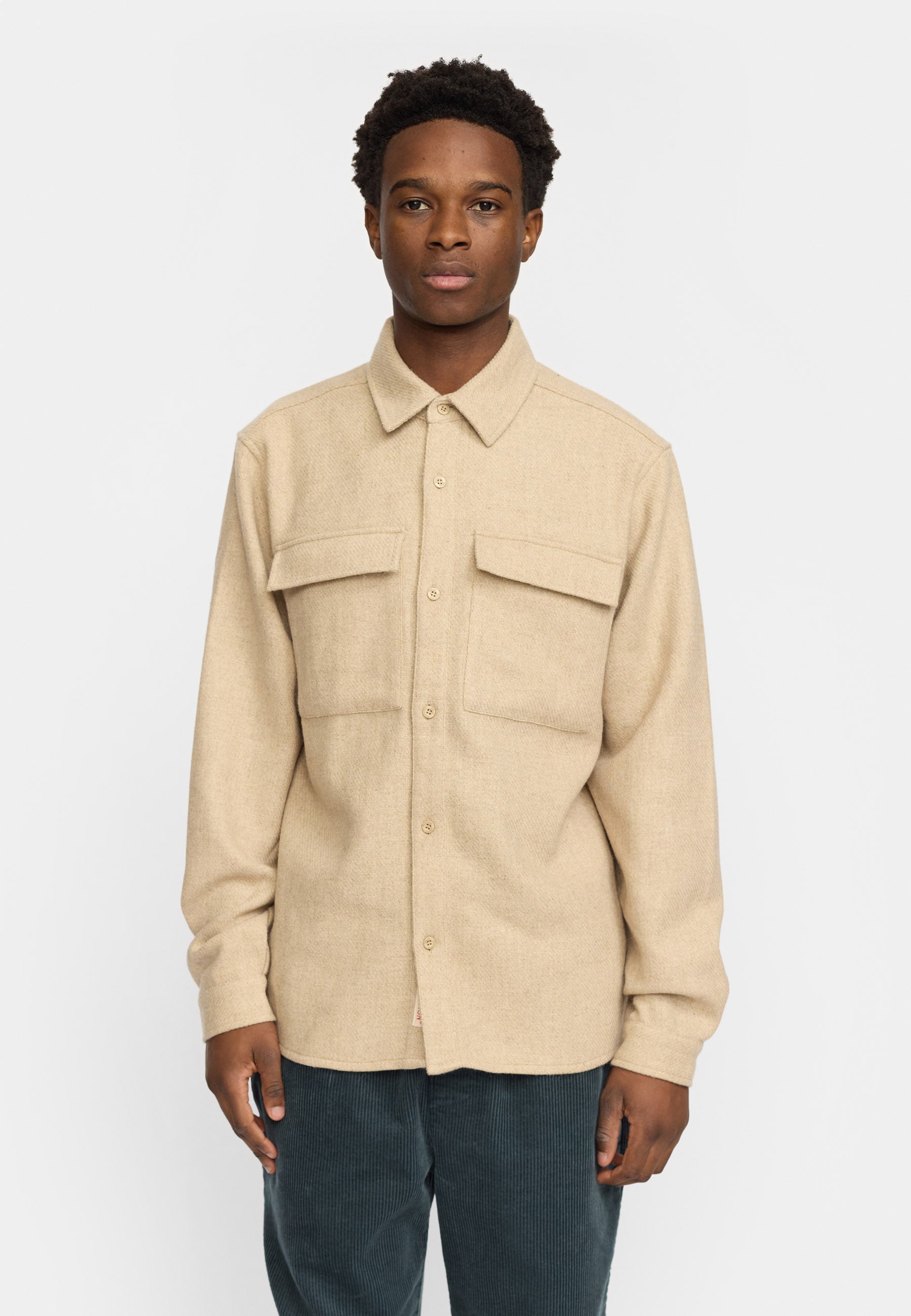 Revolution Utility Overshirt Overshirts Beige