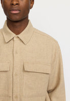 Revolution Utility Overshirt Overshirts Beige