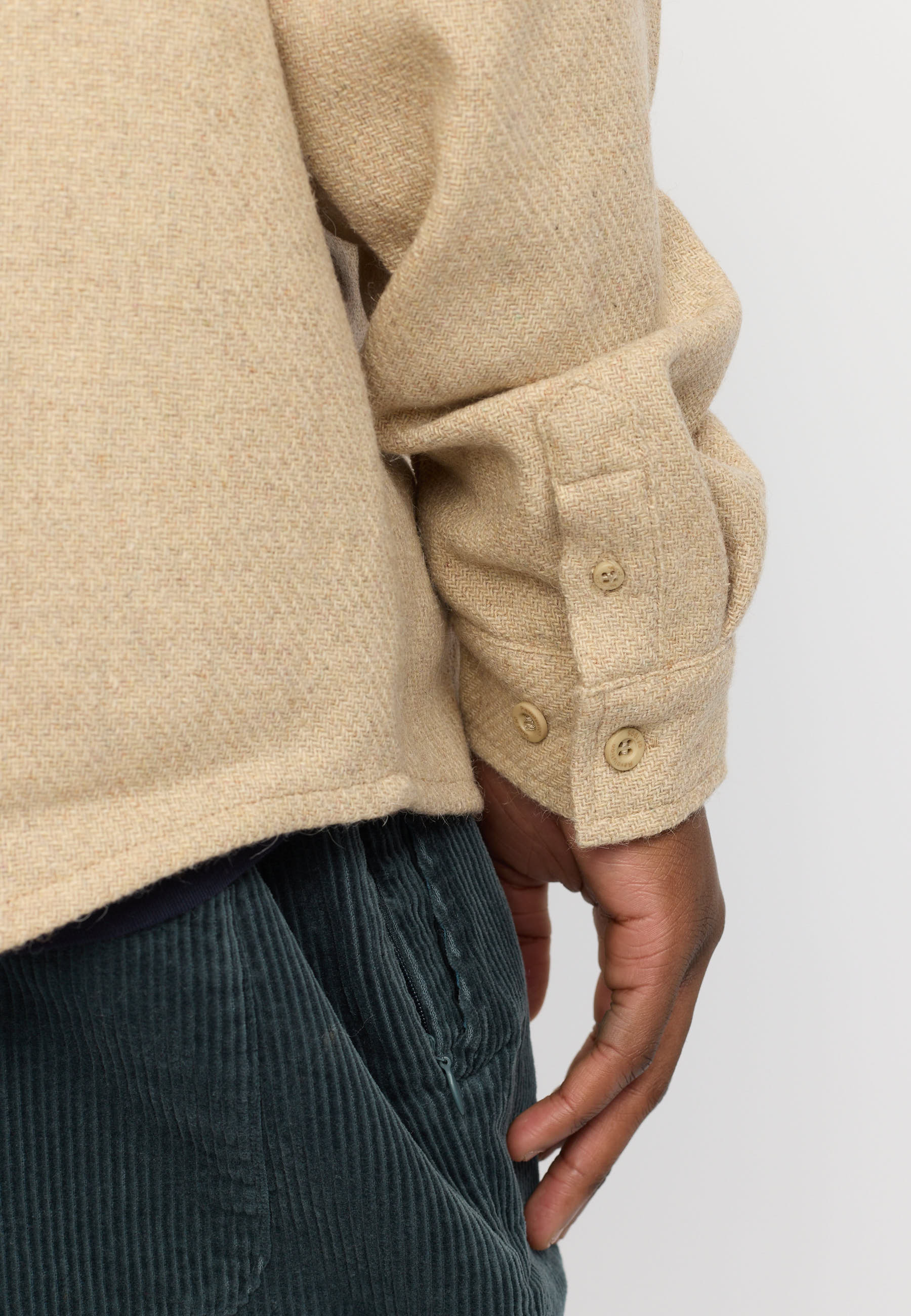 Revolution Utility Overshirt Overshirts Beige