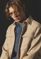 Revolution Utility Overshirt Overshirts Beige