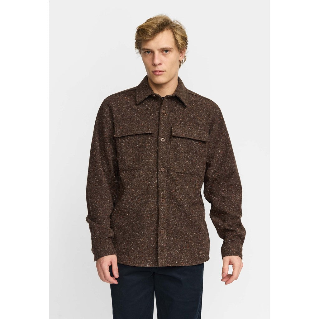 Revolution Utility Overshirt Overshirts Brown