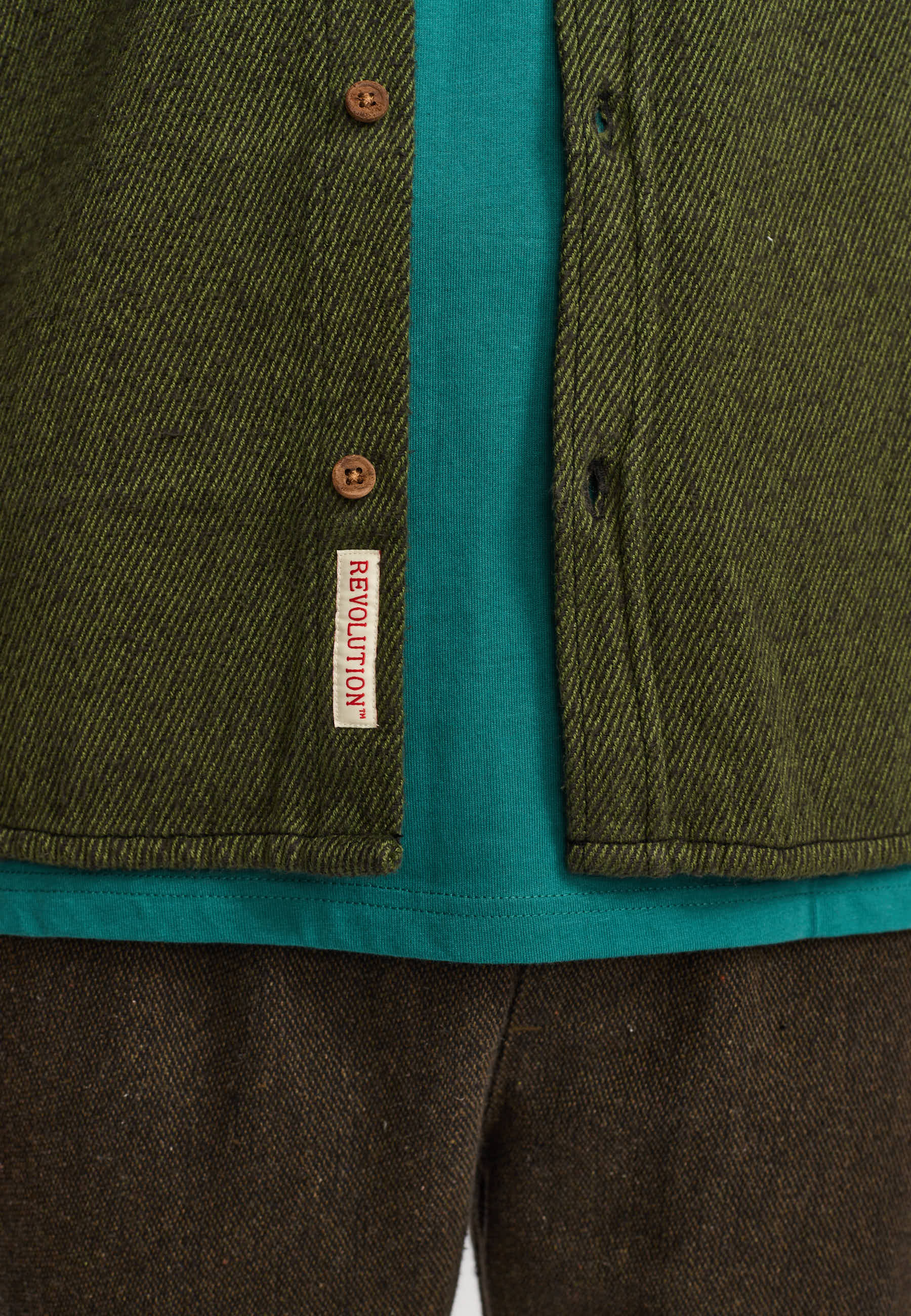Revolution Utility Overshirt Overshirts Green