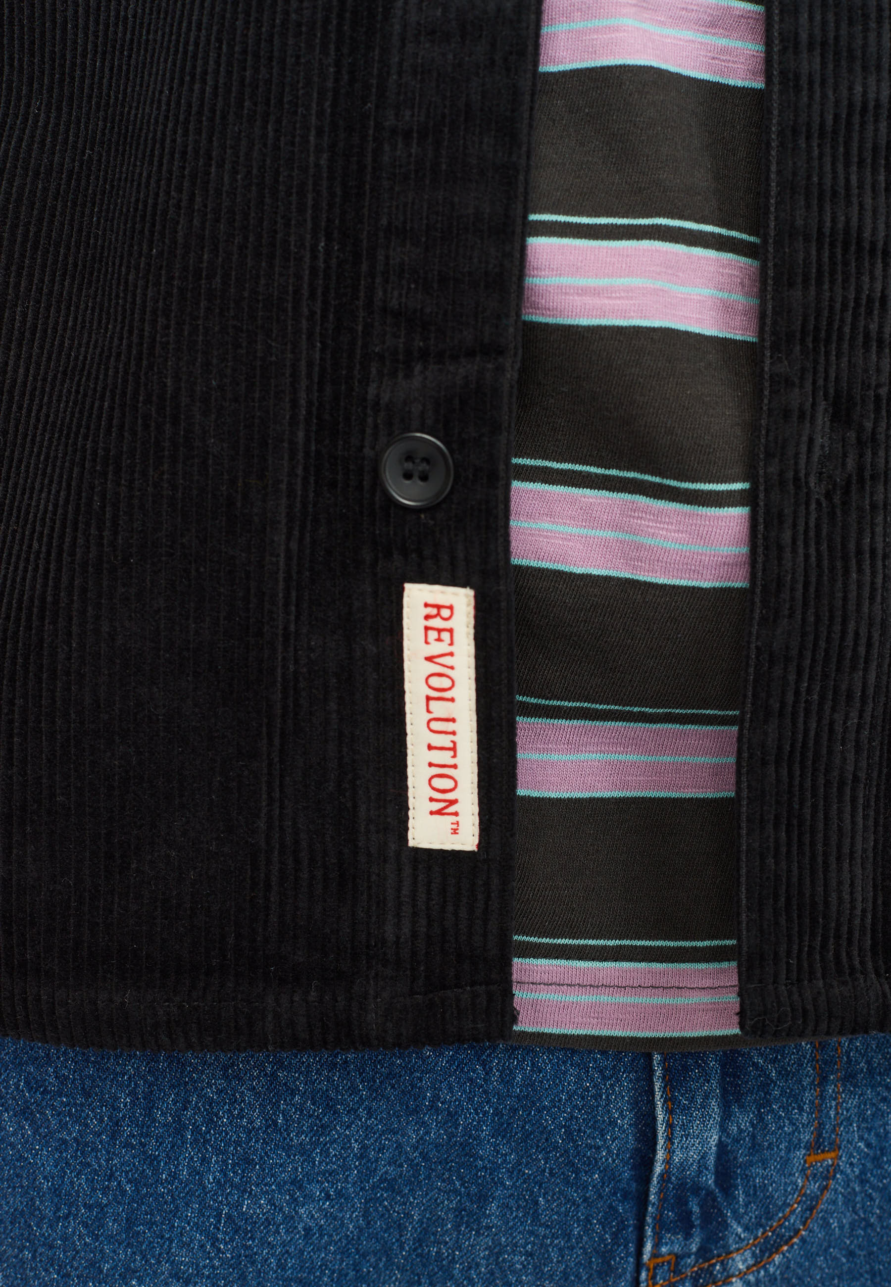 Revolution Utility Overshirt Overshirts Black