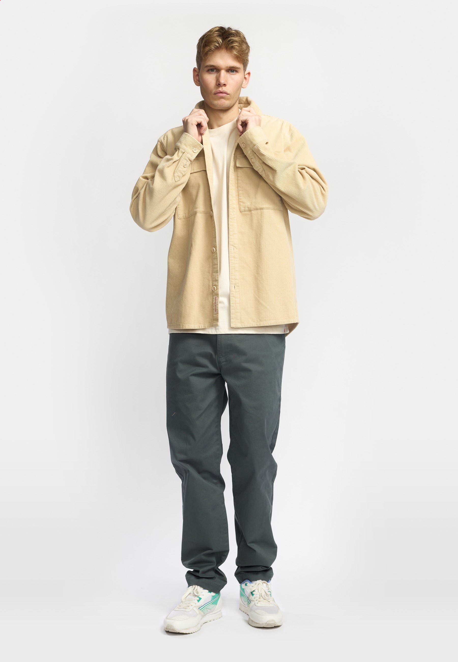 Revolution Utility Overshirt Overshirts Darkoffwhite