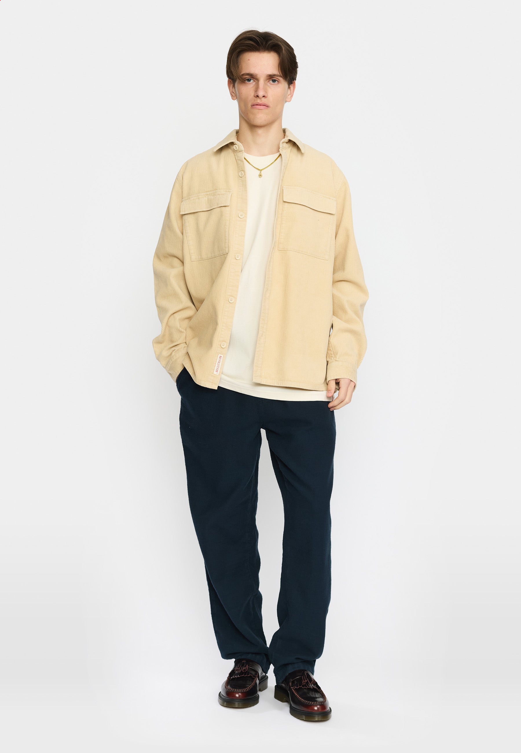 Revolution Utility Overshirt Overshirts Darkoffwhite