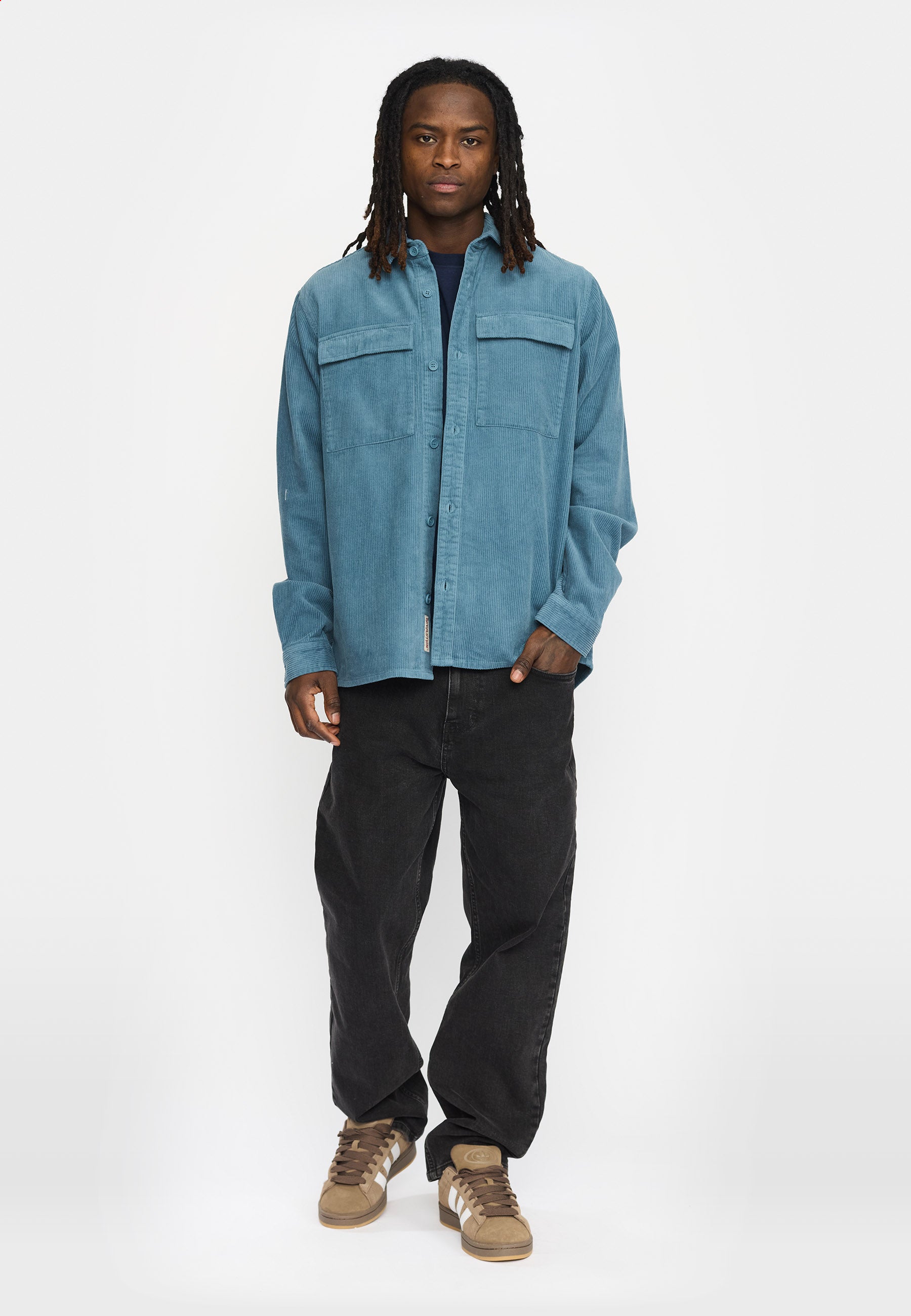 Revolution Utility Overshirt Overshirts Dustblue