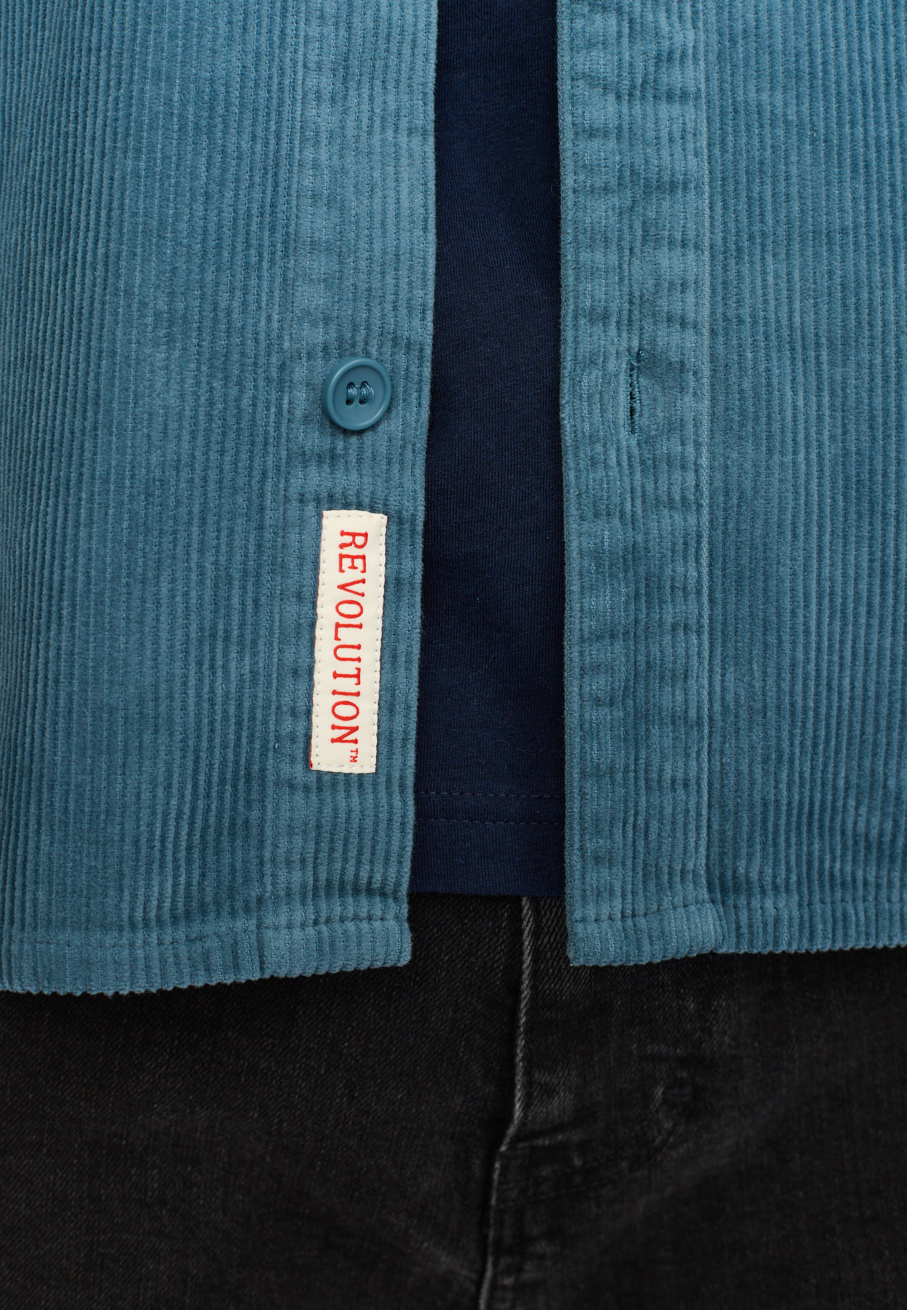 Revolution Utility Overshirt Overshirts Dustblue