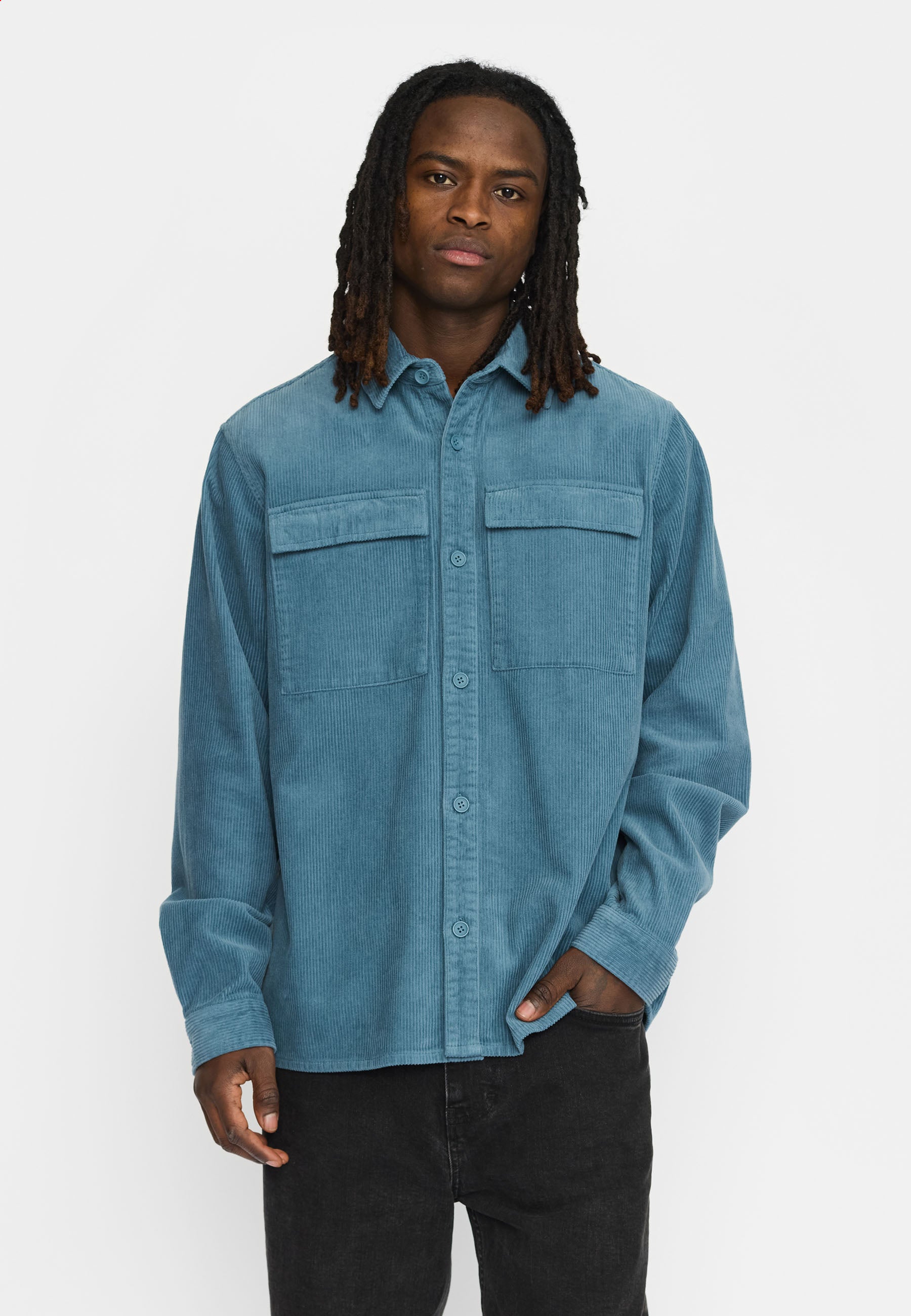 Revolution Utility Overshirt Overshirts Dustblue