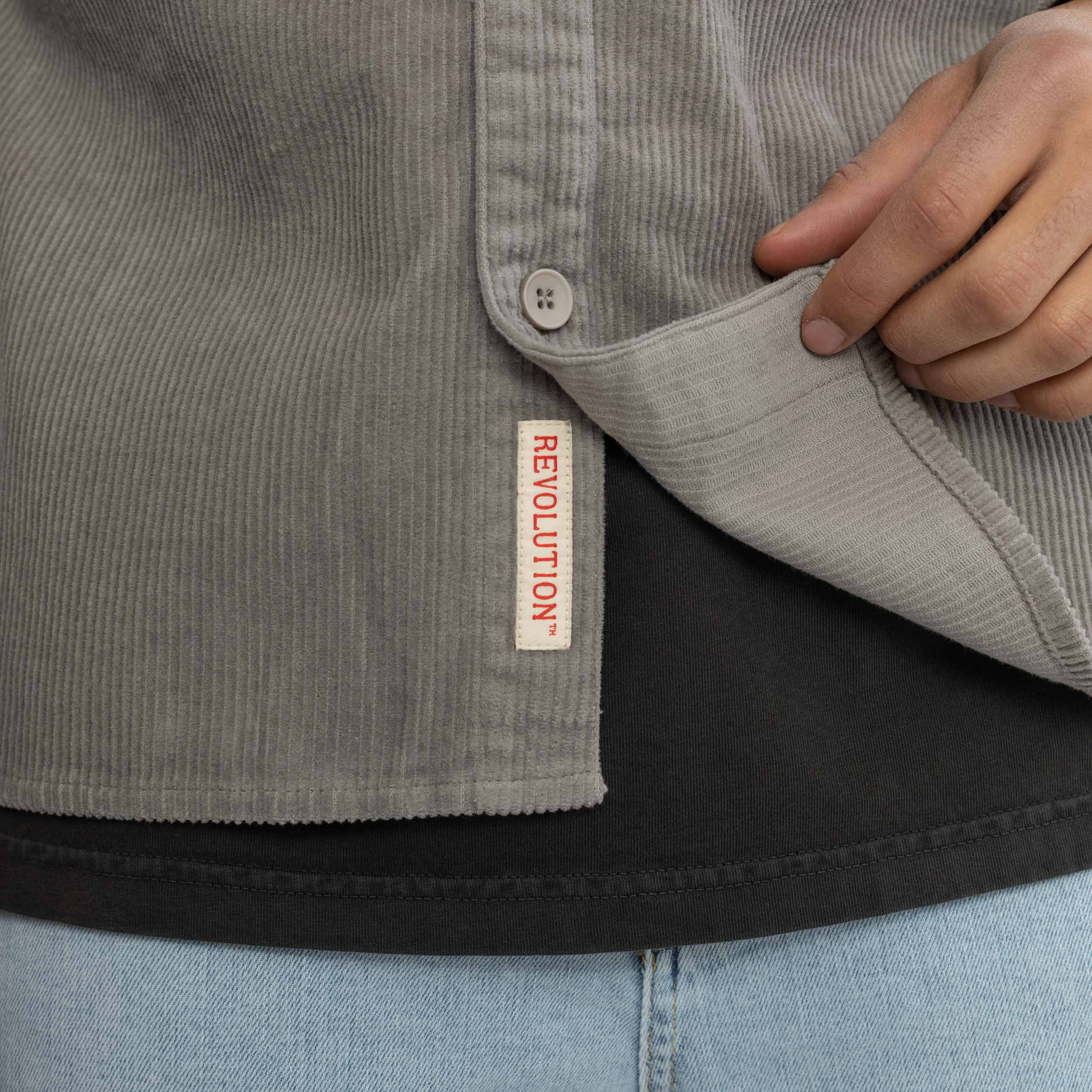 Revolution Utility Shirt Long-sleeve Shirts Lightgrey