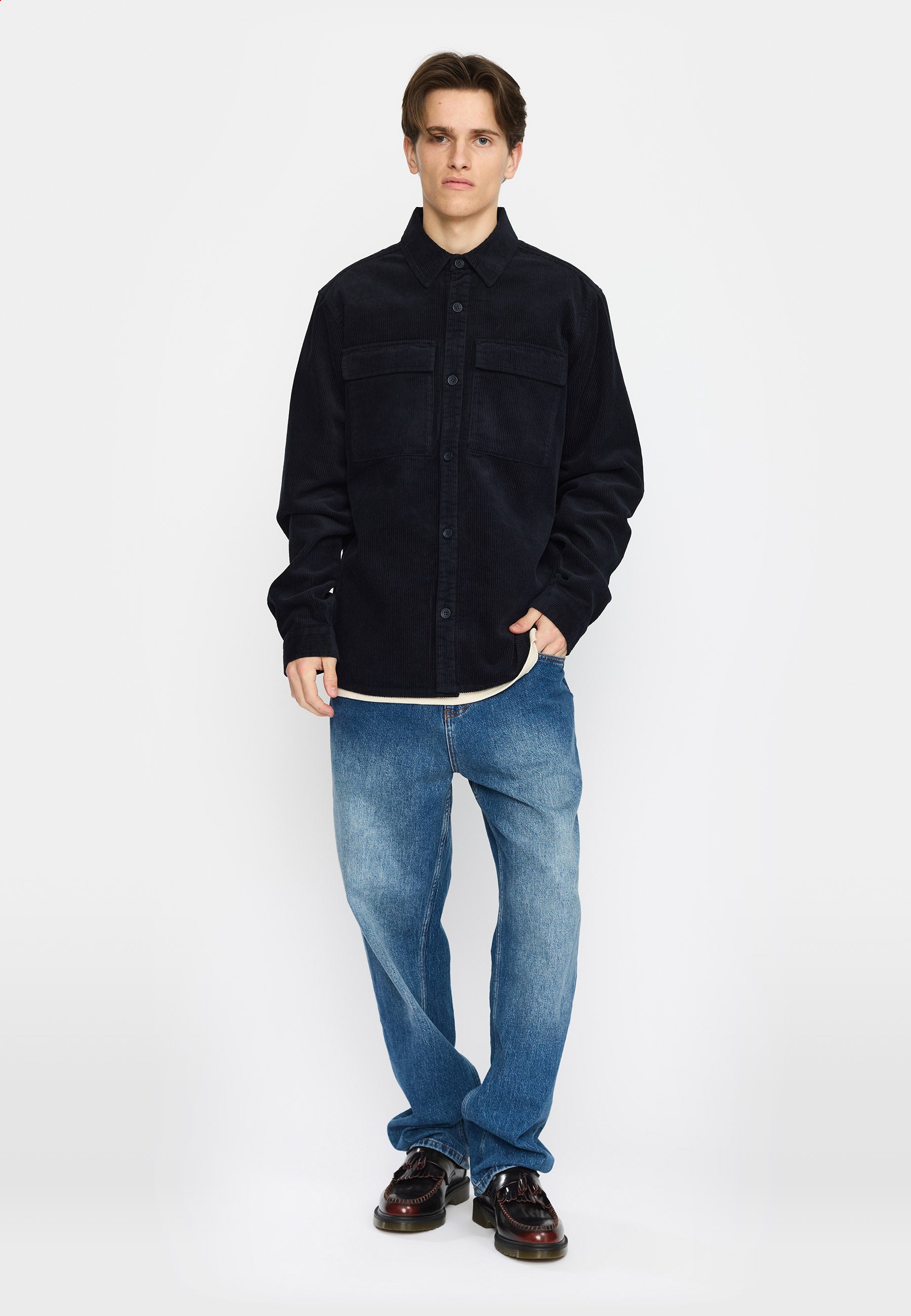 Revolution Utility Overshirt Overshirts Navy
