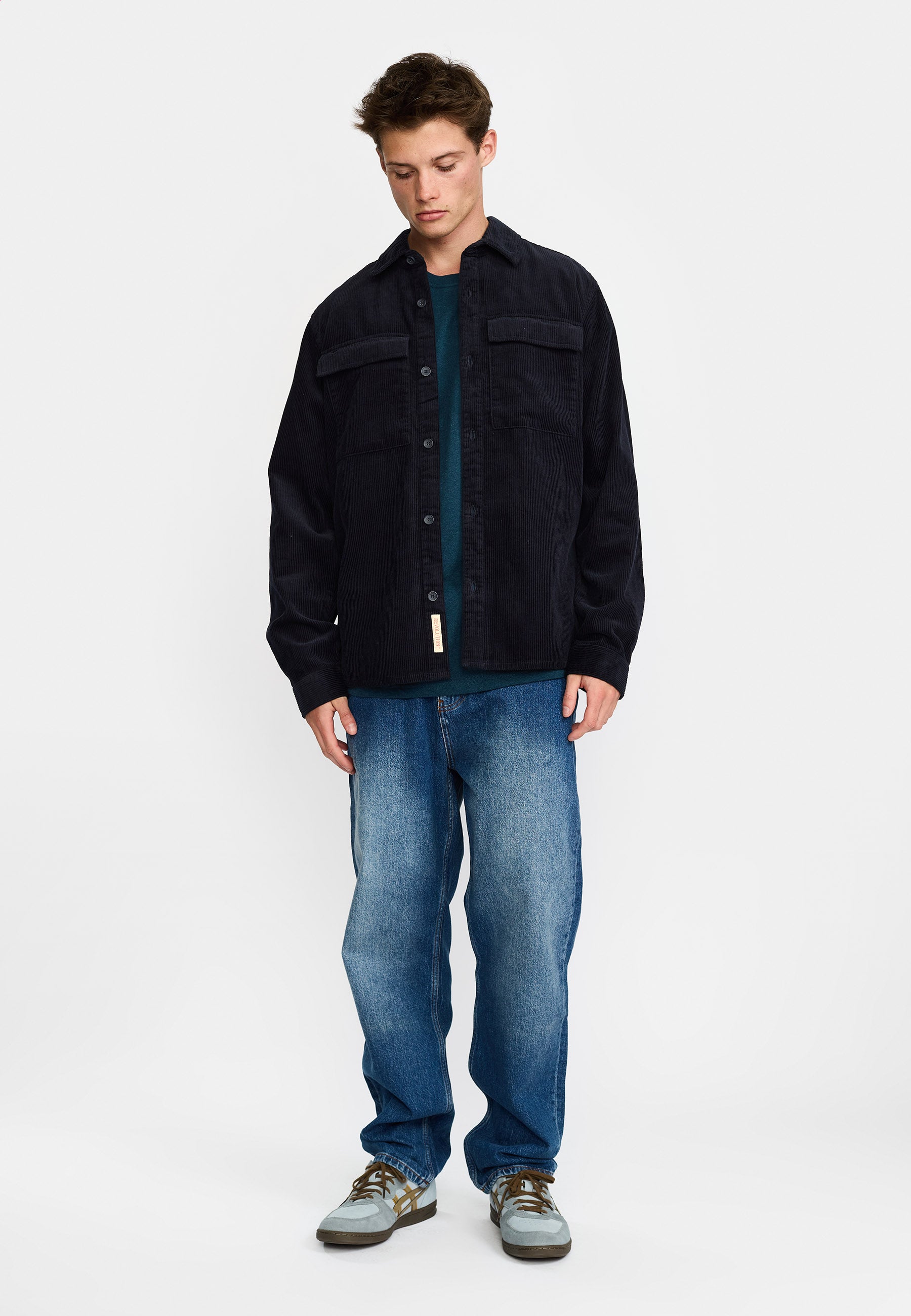 Revolution Utility Overshirt Overshirts Navy