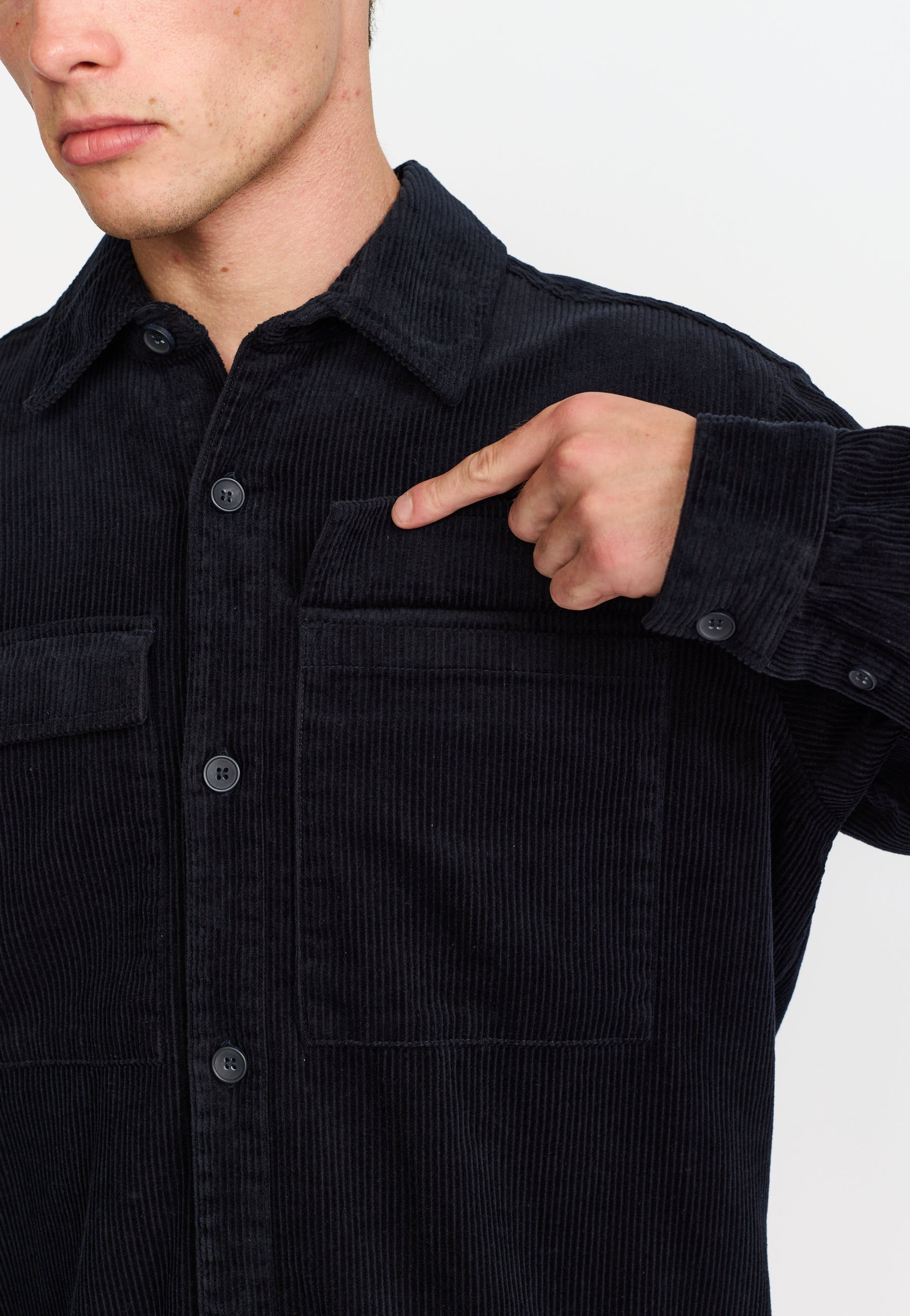 Revolution Utility Overshirt Overshirts Navy