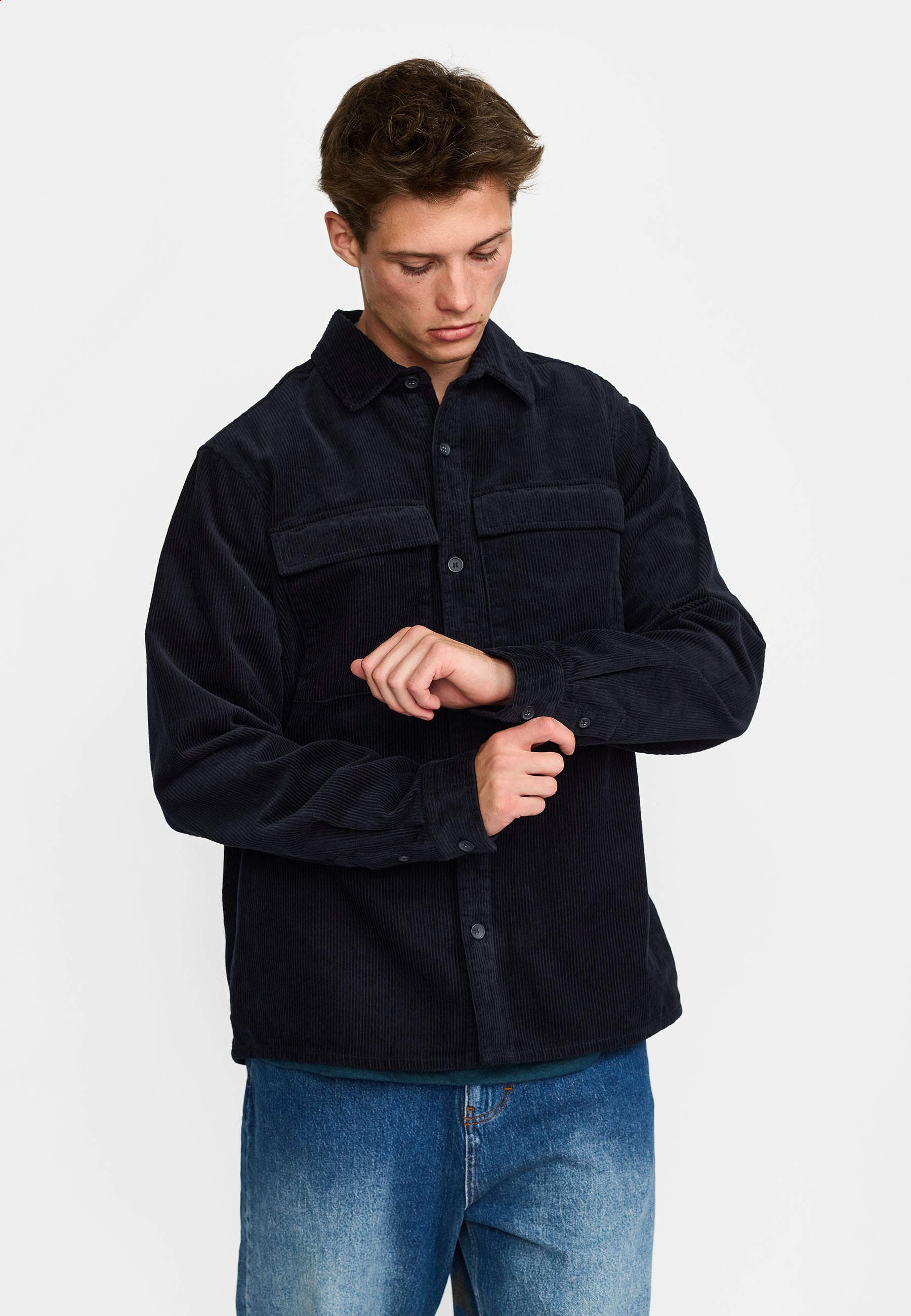 Revolution Utility Overshirt Overshirts Navy