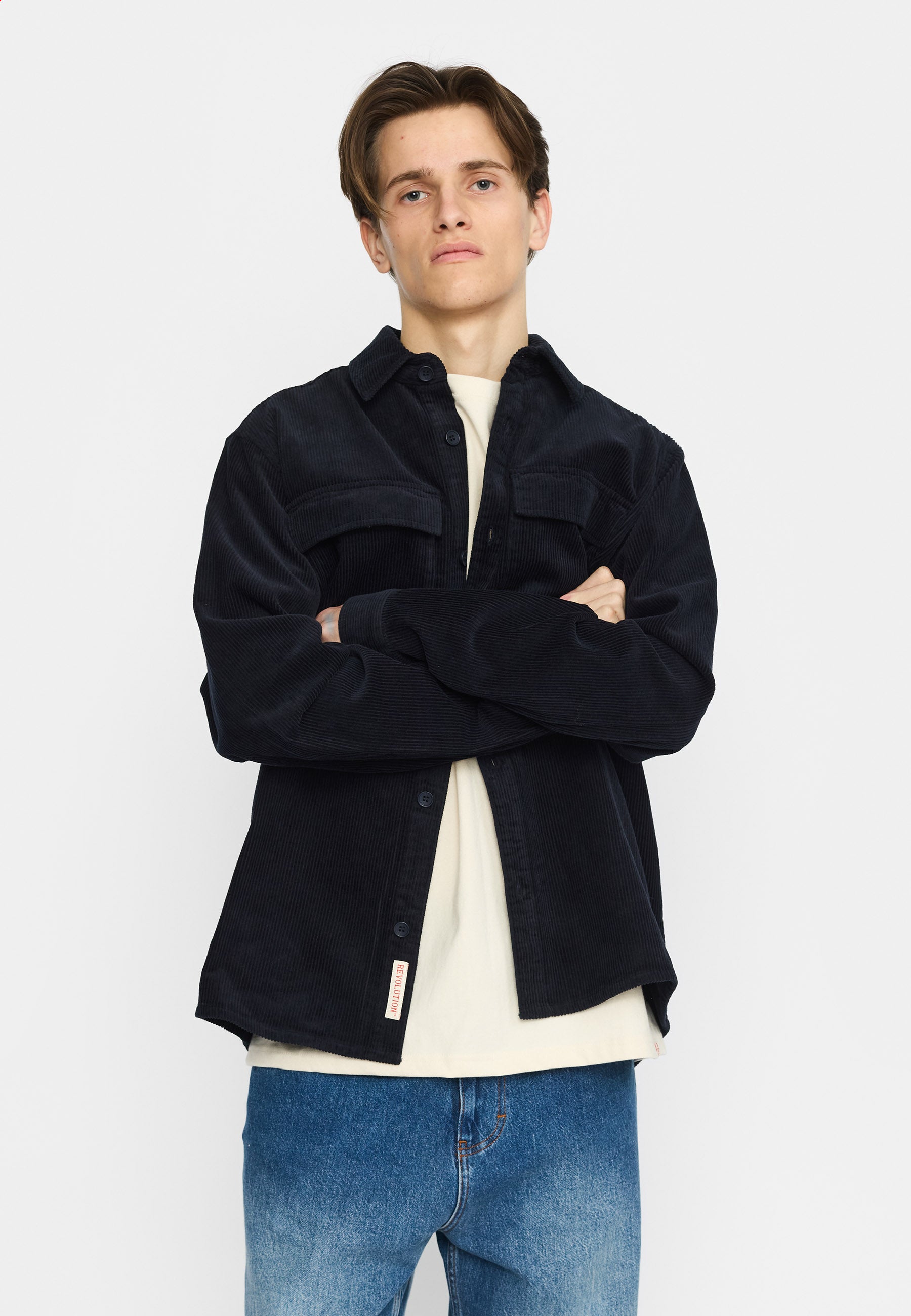 Revolution Utility Overshirt Overshirts Navy