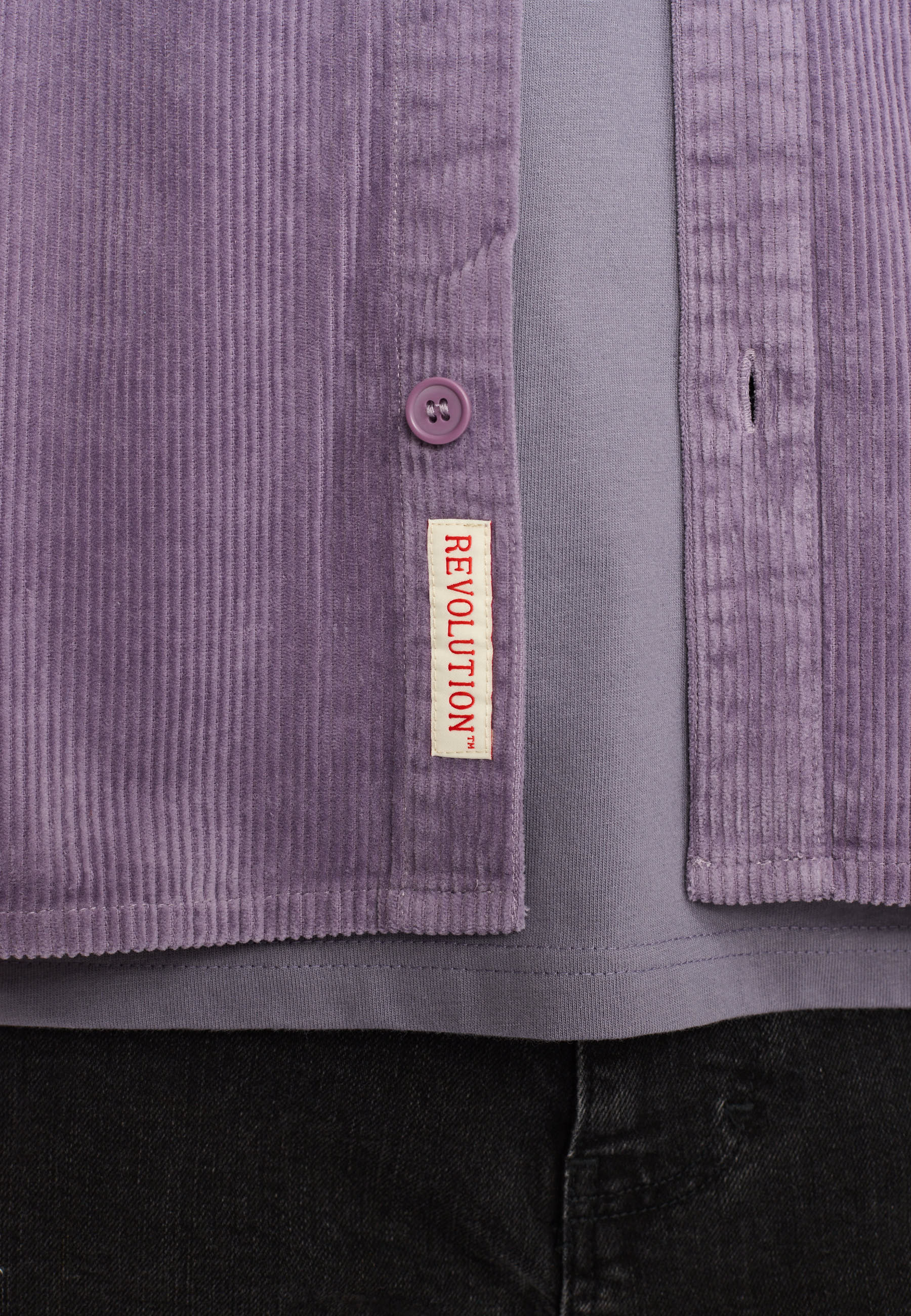 Revolution Utility Shirt Overshirts Purple