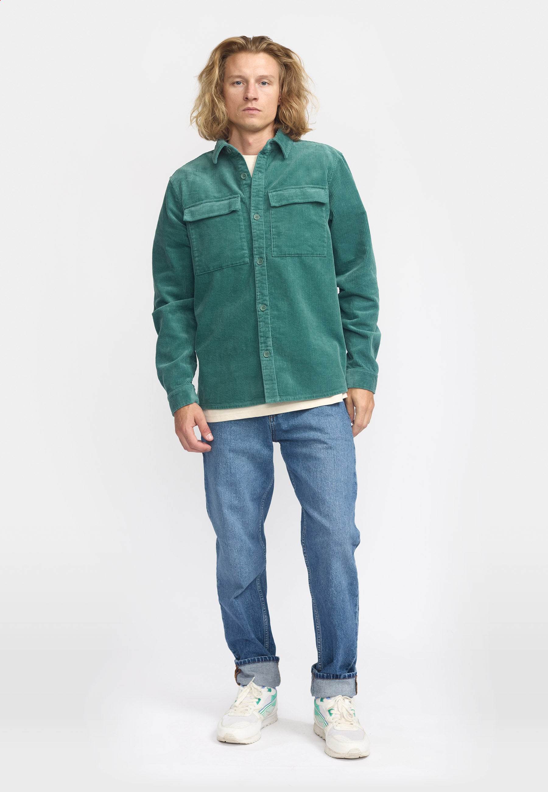 Revolution Utility Overshirt Overshirts Turquoise