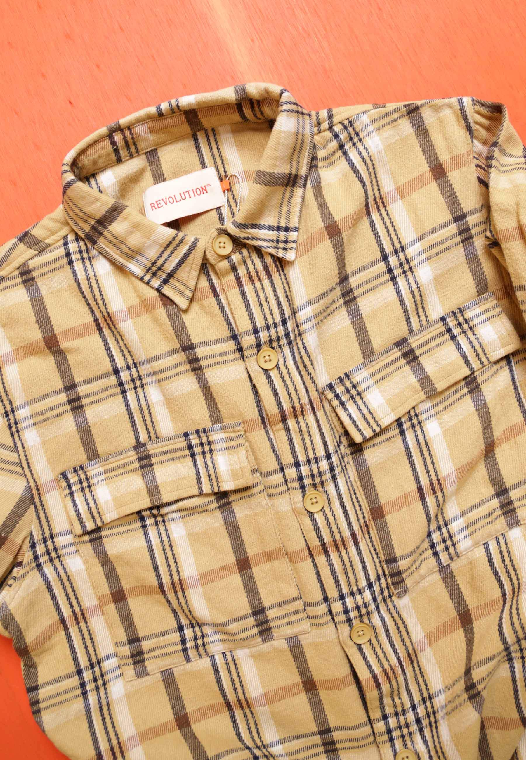 Revolution Utility Overshirt Vintaged Yellow