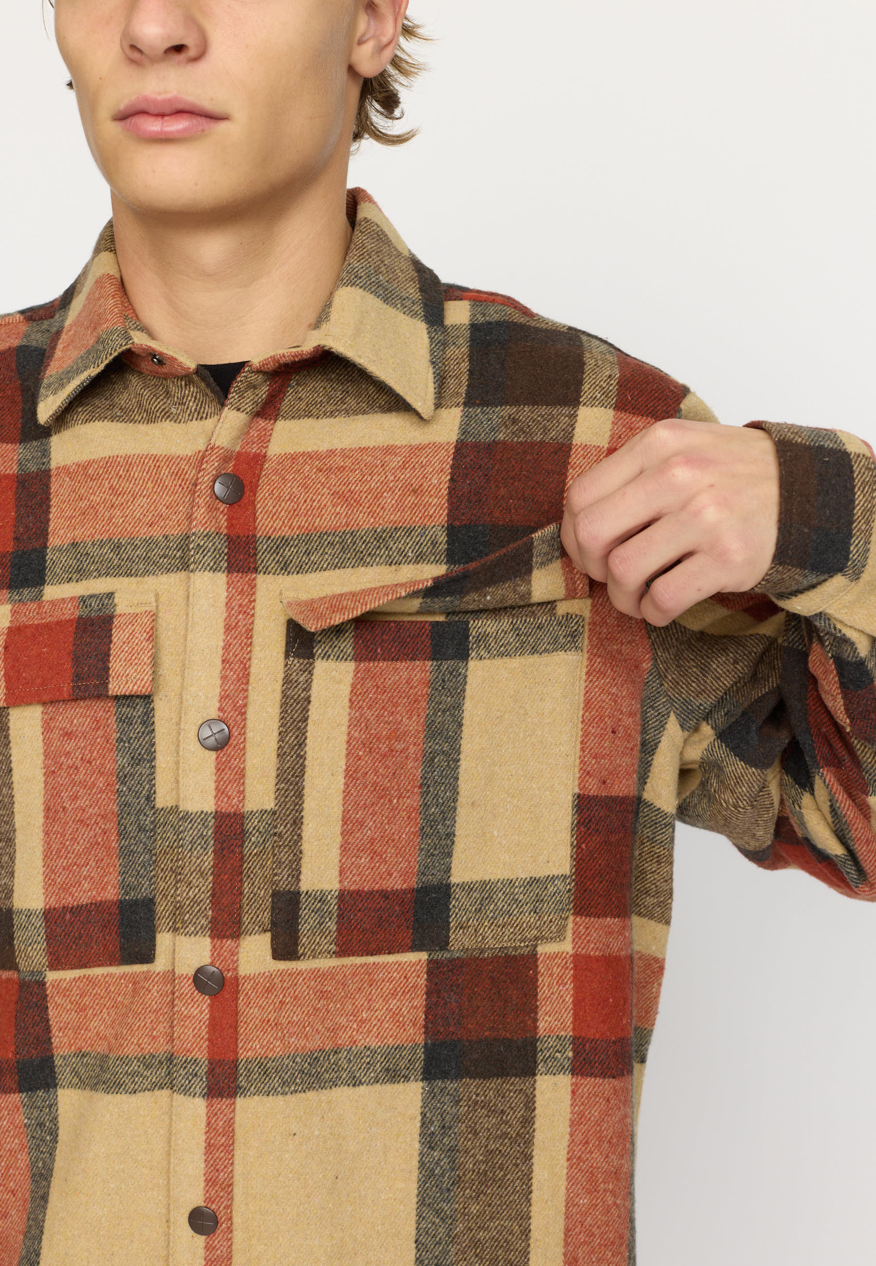 Revolution Utility Shirt Long-sleeve Shirts Brown