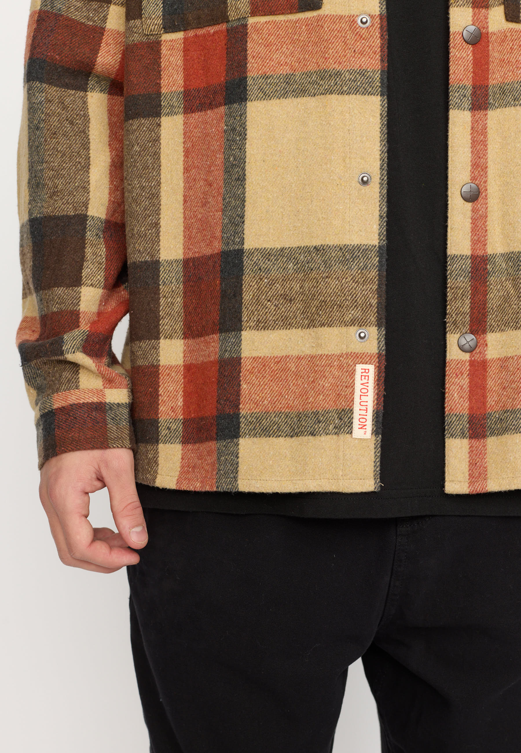 Revolution Utility Shirt Long-sleeve Shirts Brown