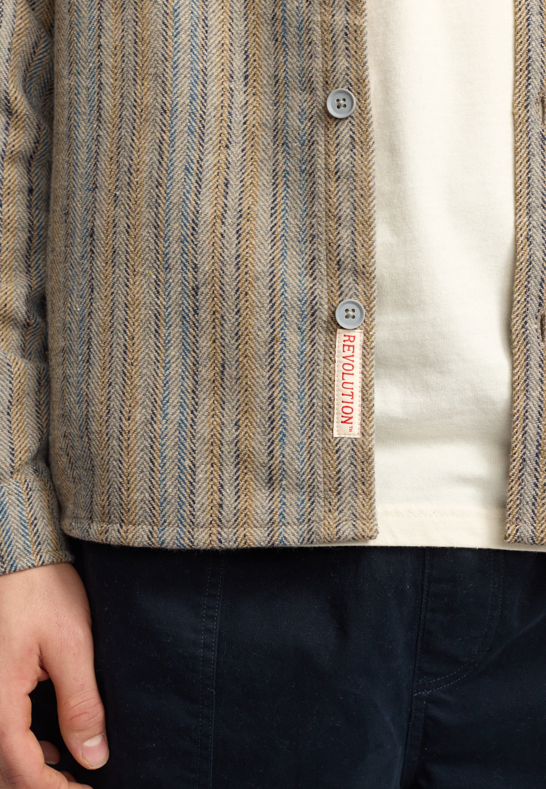 Revolution Utility Shirt Long-sleeve Shirts Grey