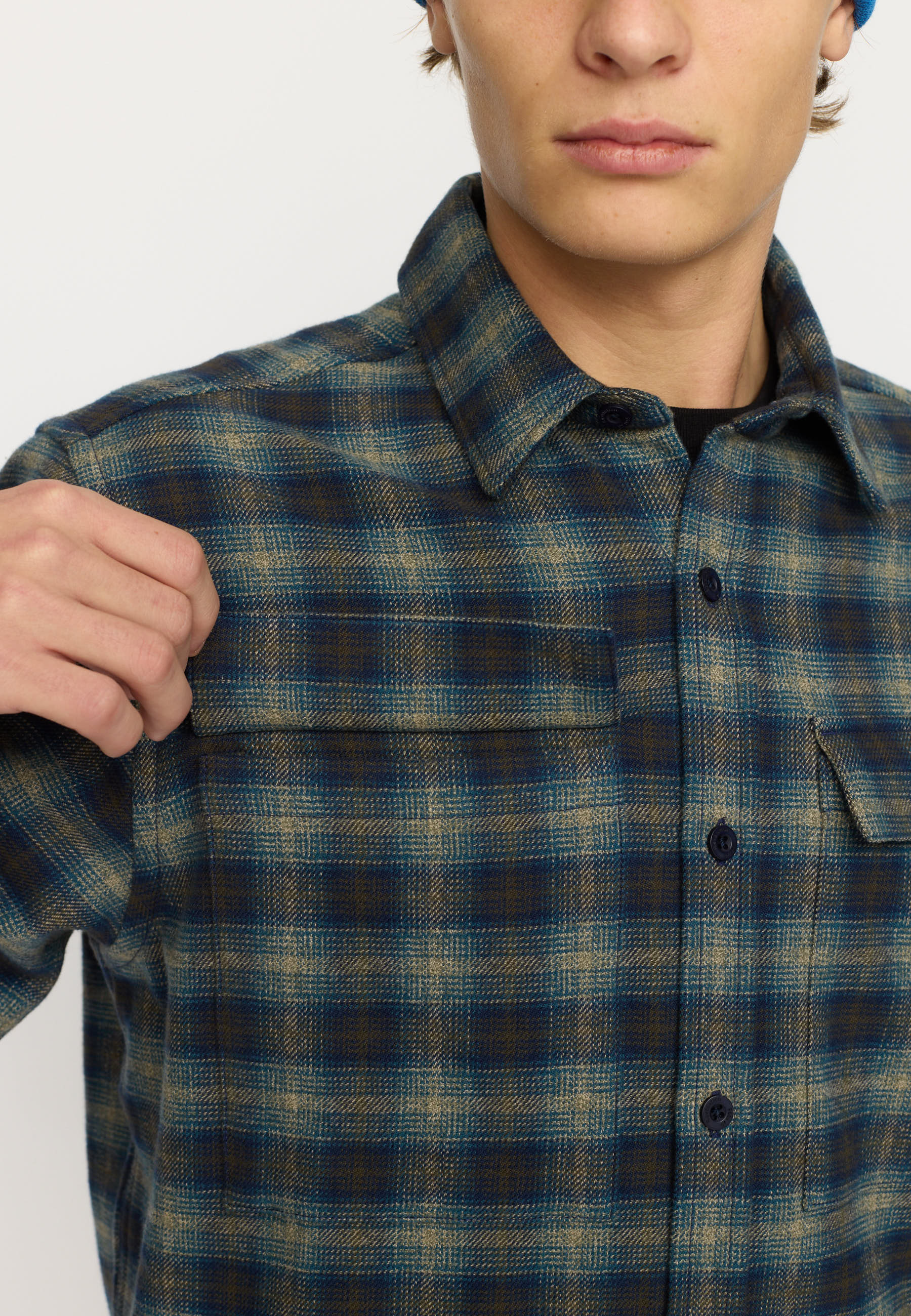 Revolution Utility Shirt Long-sleeve Shirts Blue