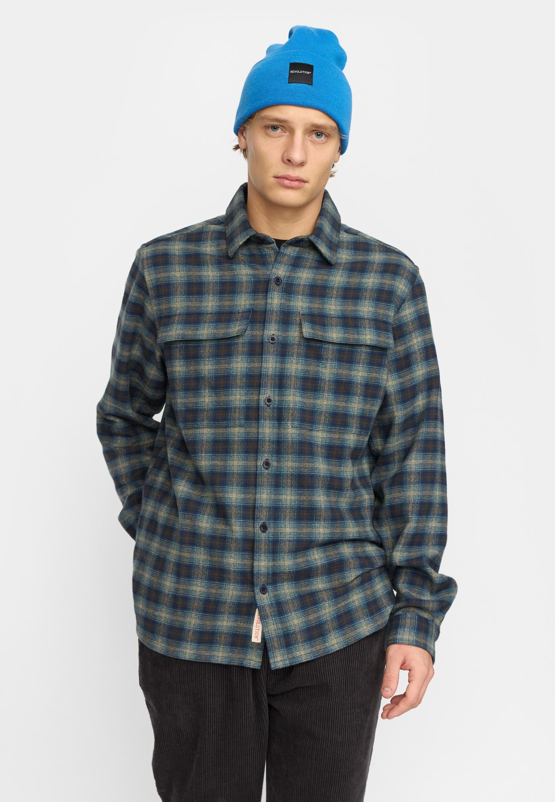 Revolution Utility Shirt Long-sleeve Shirts Blue