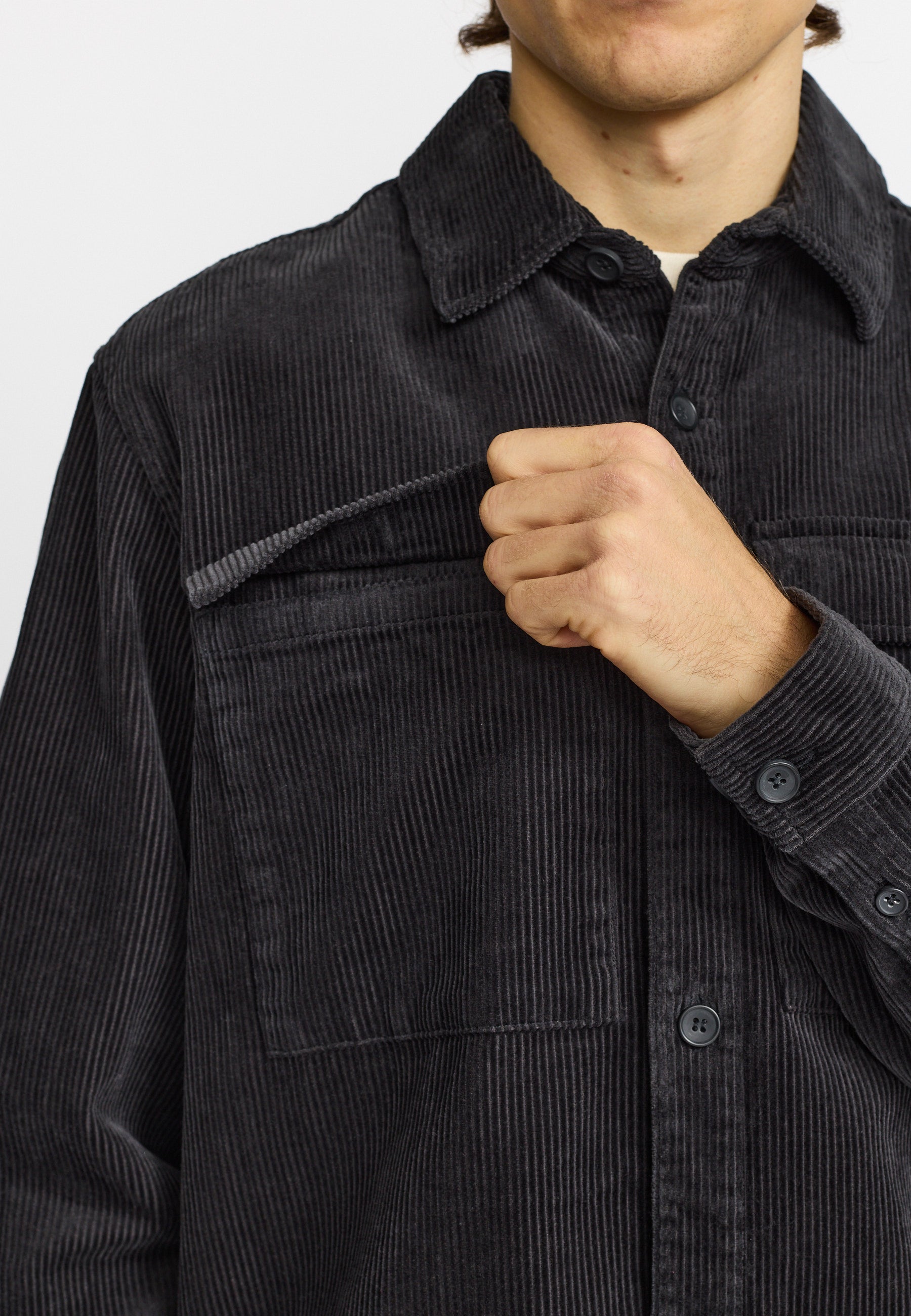 Revolution Utility Shirt Long-sleeve Shirts Darkgrey