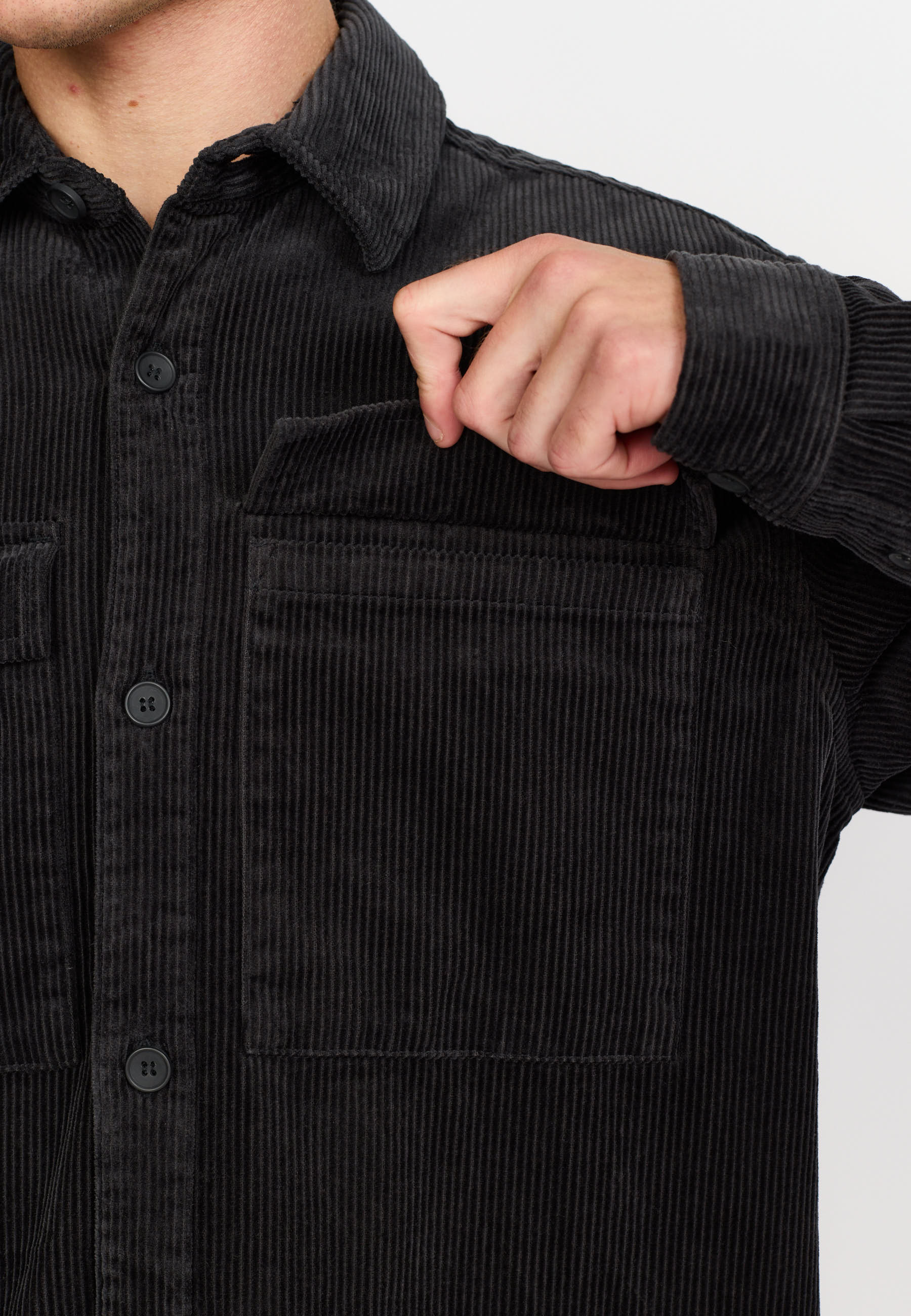 Revolution Utility Shirt Long-sleeve Shirts Darkgrey