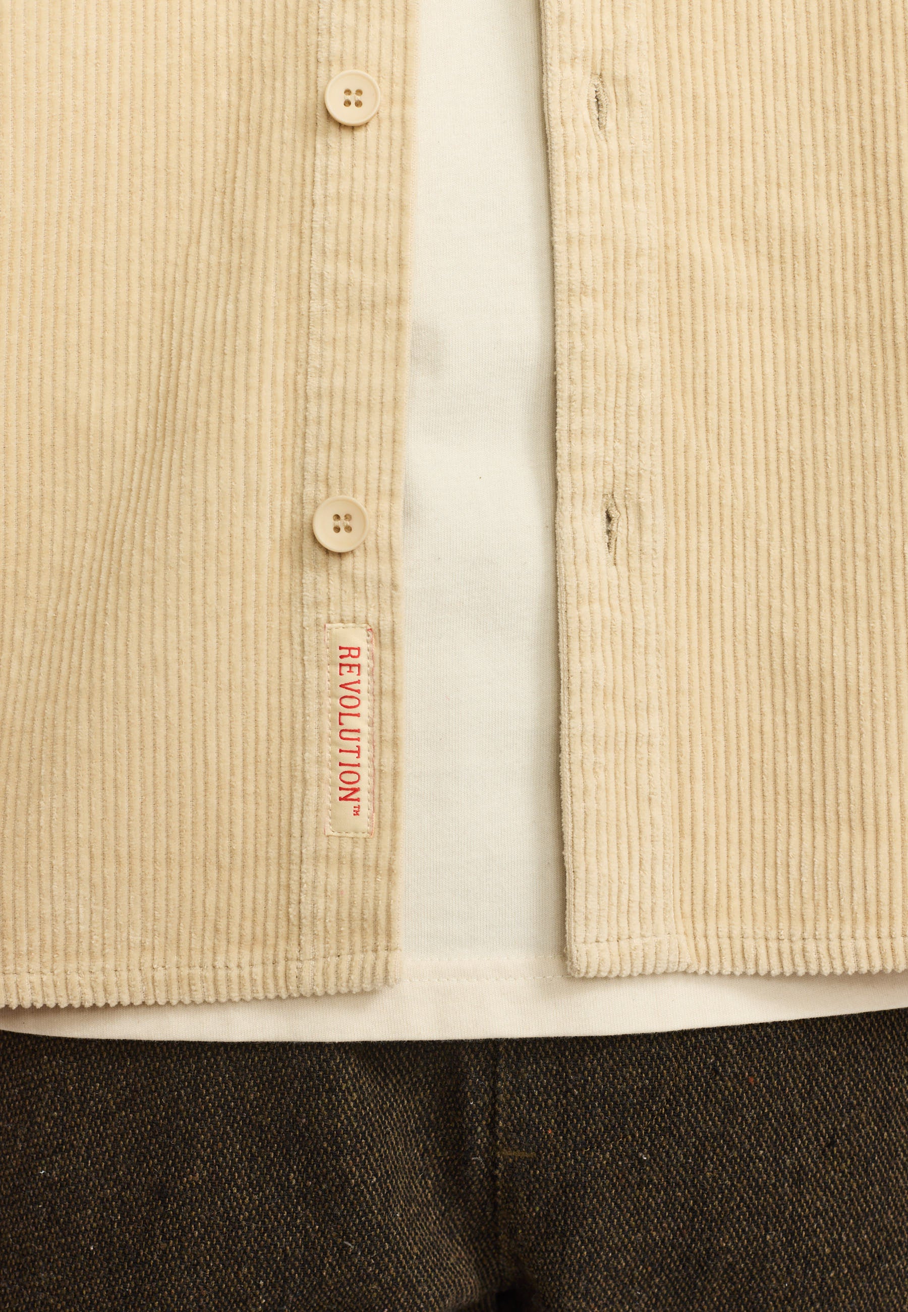Revolution Utility Shirt Long-sleeve Shirts Darkoffwhite