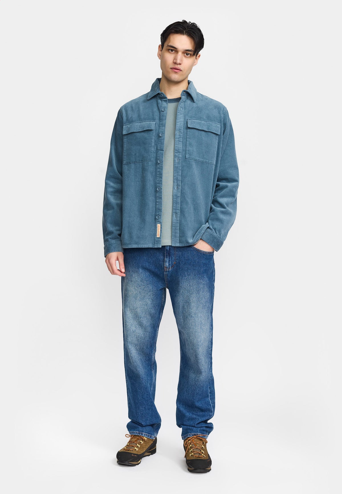 Revolution Utility Shirt Long-sleeve Shirts Dustblue