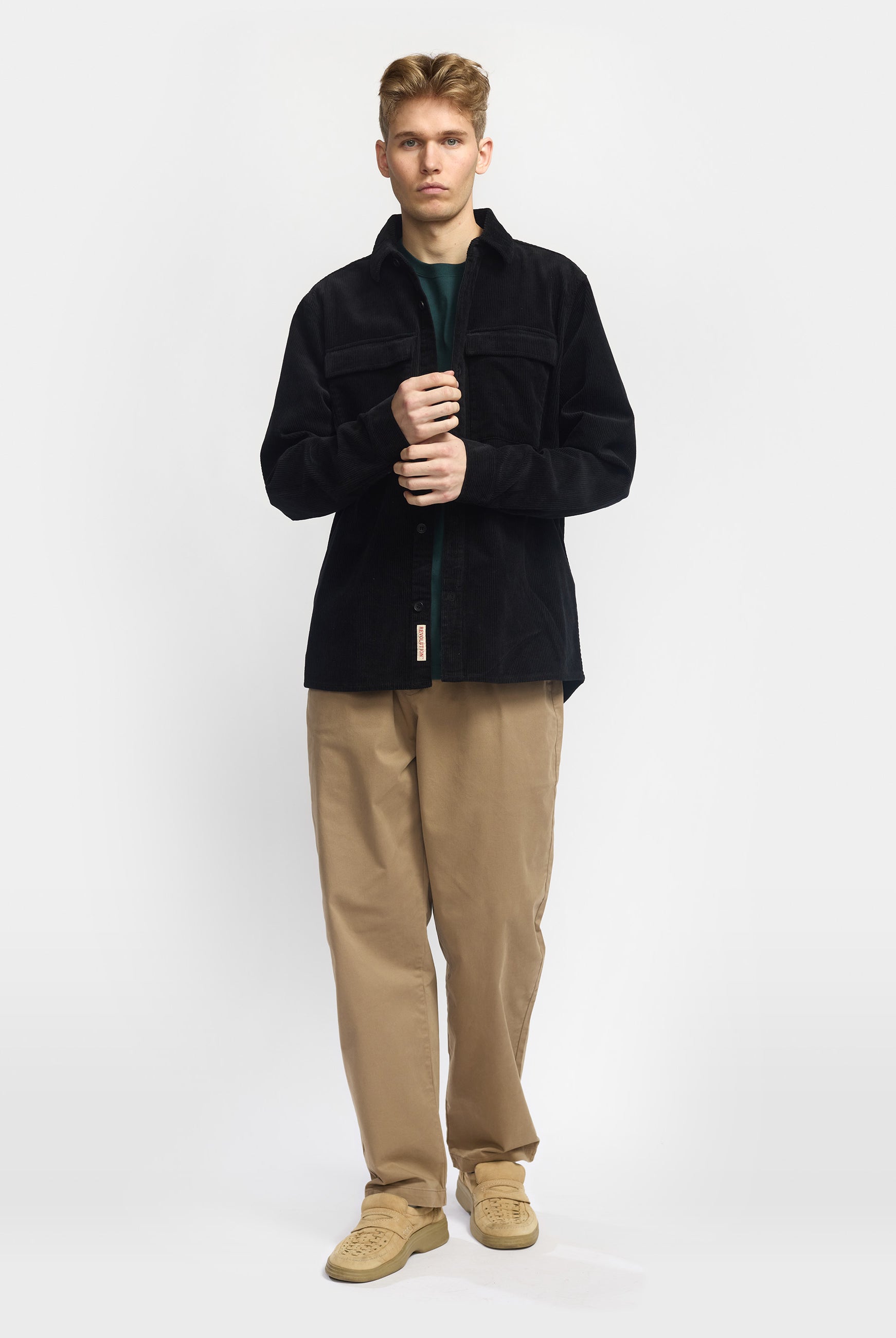 Revolution Utility Overshirt Overshirts Black