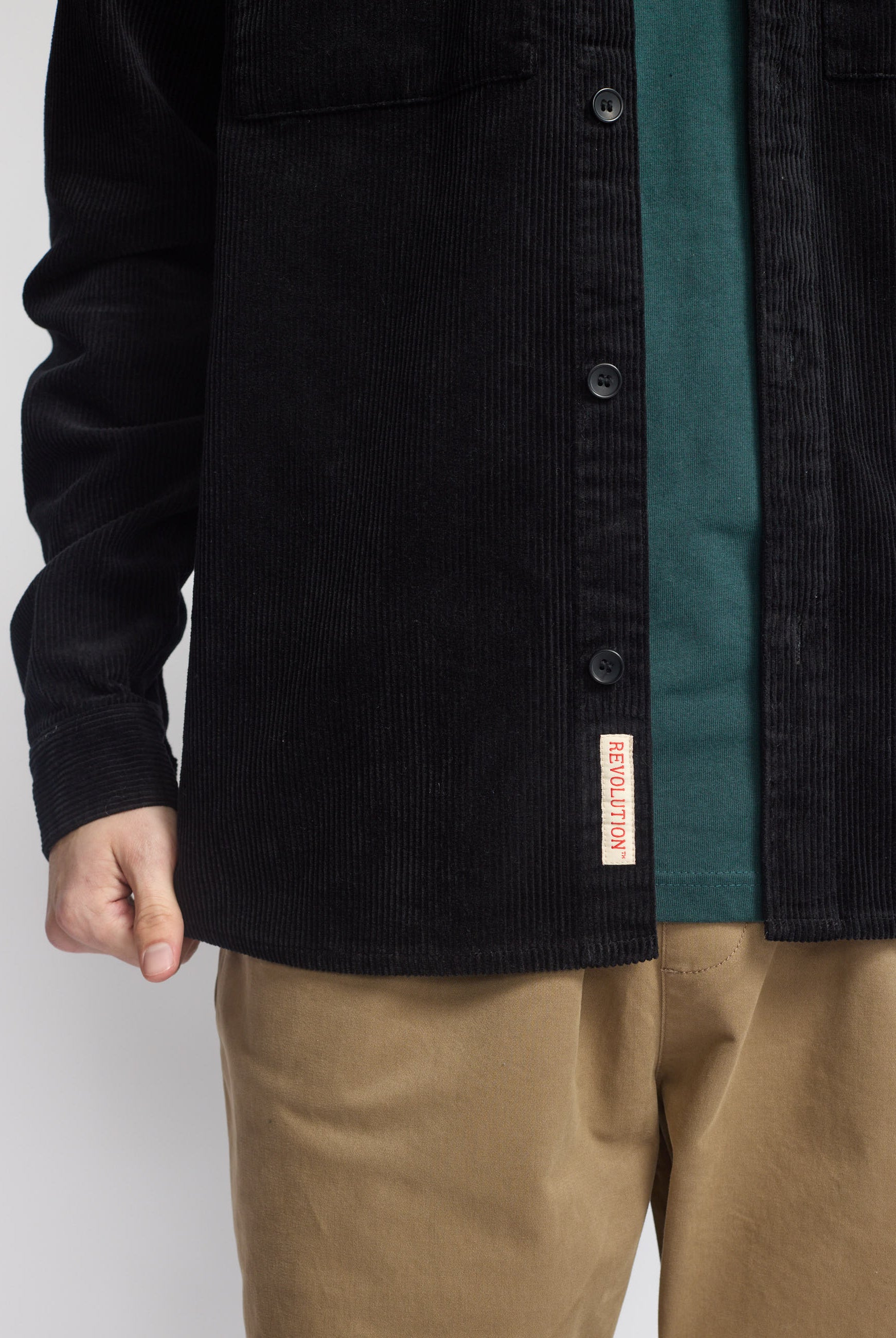 Revolution Utility Overshirt Overshirts Black