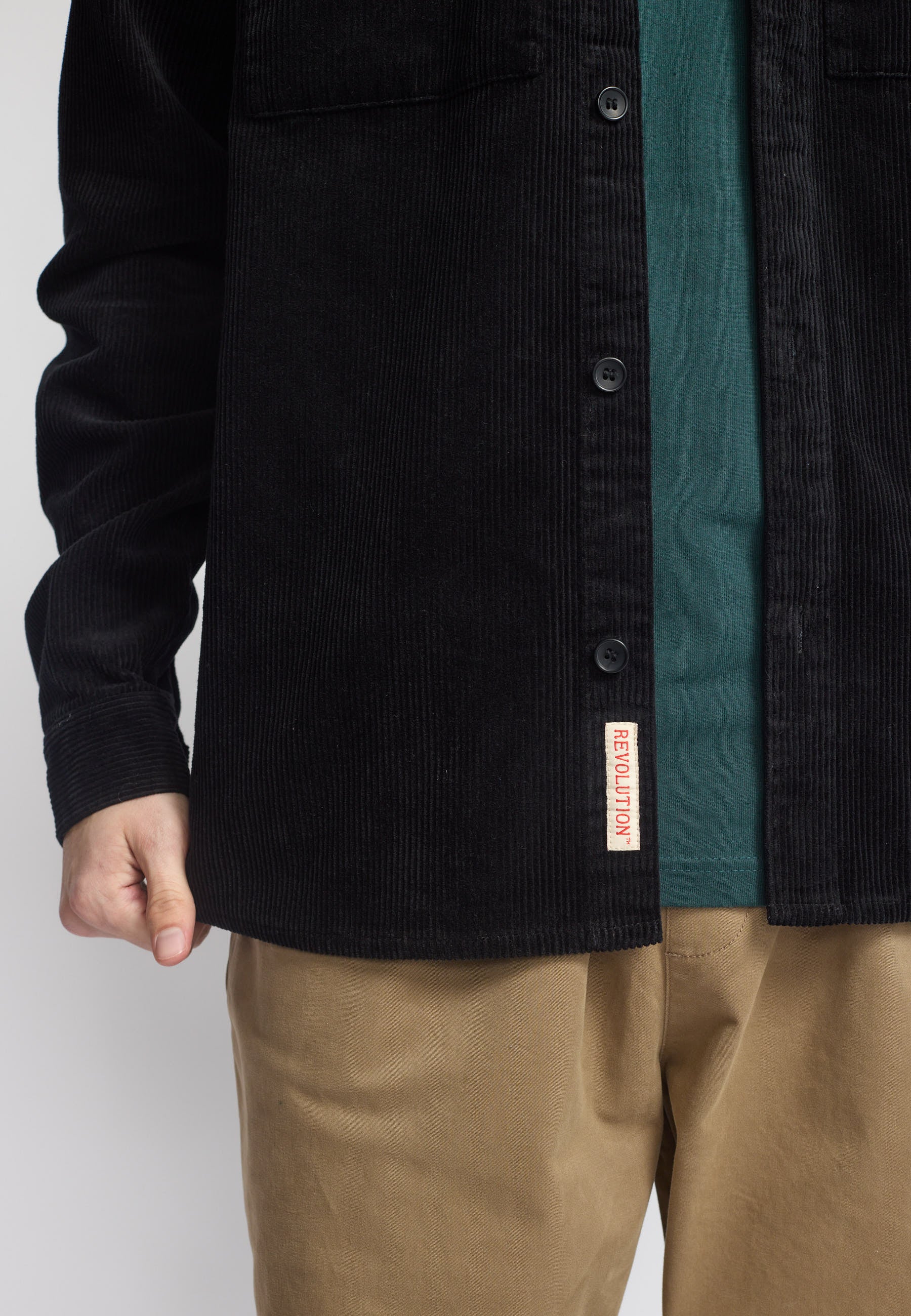 Revolution Utility Overshirt Overshirts Black