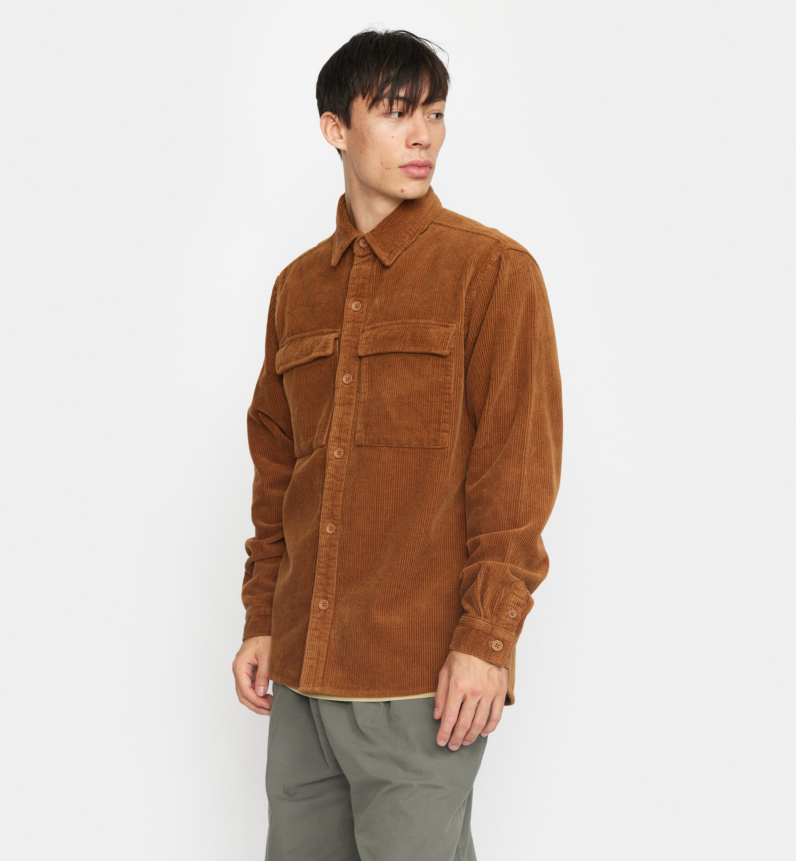 Revolution Utility Shirt Long-sleeve Shirts Brown