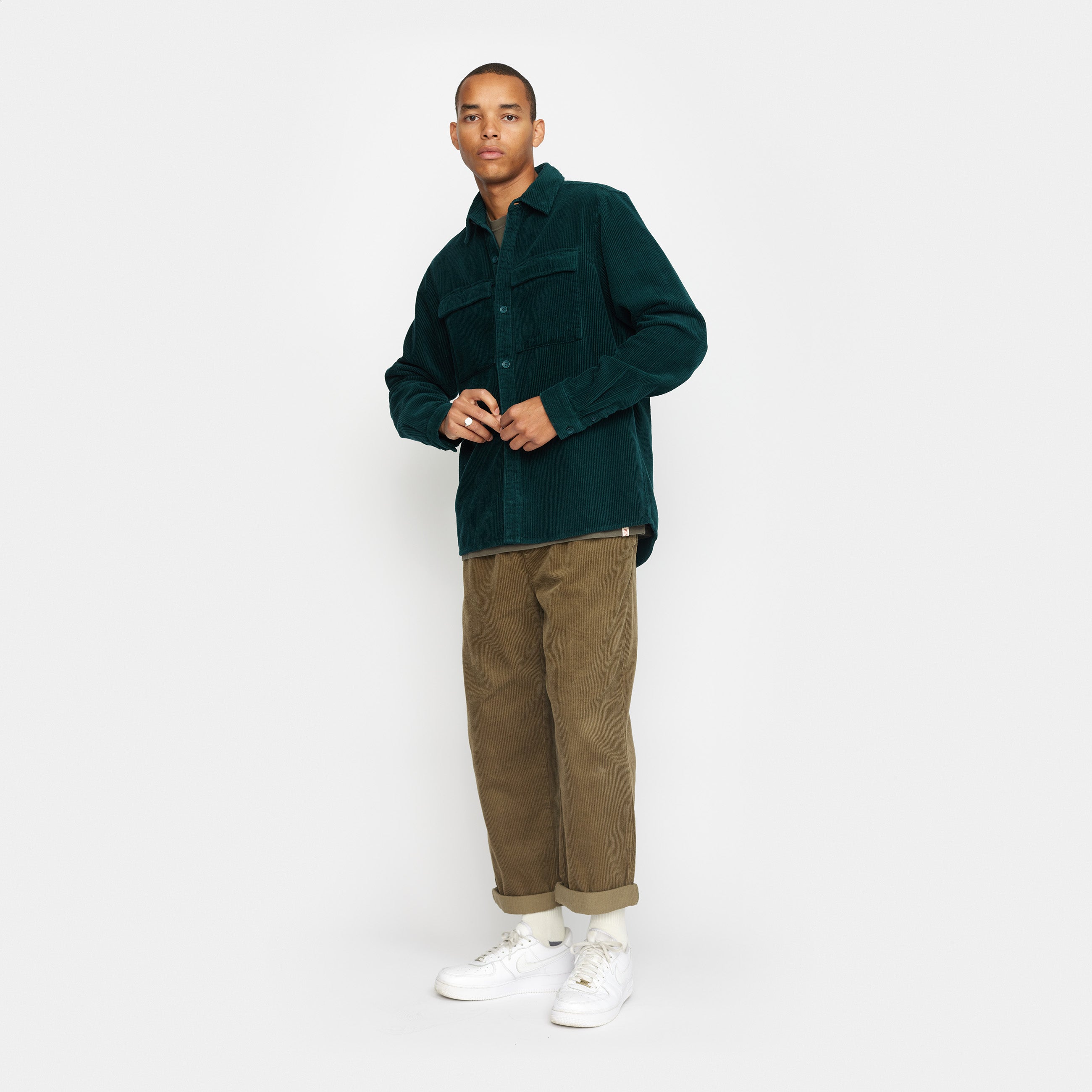 Revolution Utility Overshirt Overshirts Darkgreen