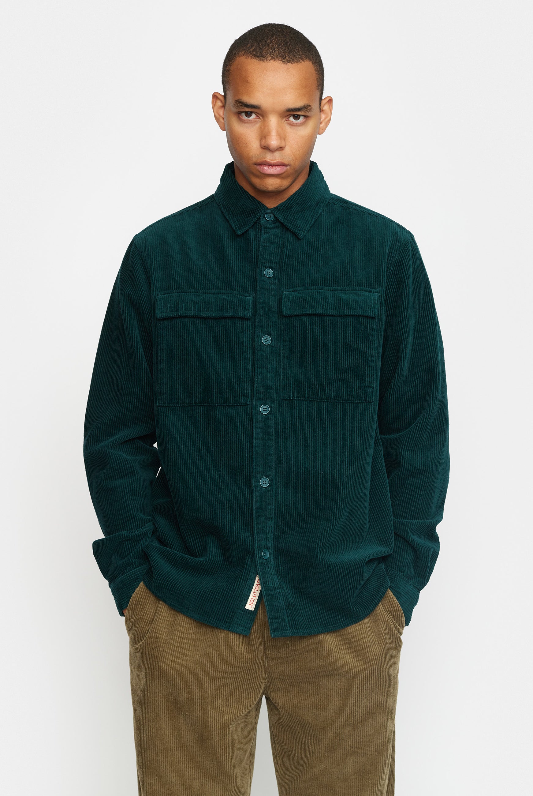 Revolution Utility Overshirt Overshirts Darkgreen