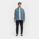 Revolution Utility Overshirt Overshirts Dustblue