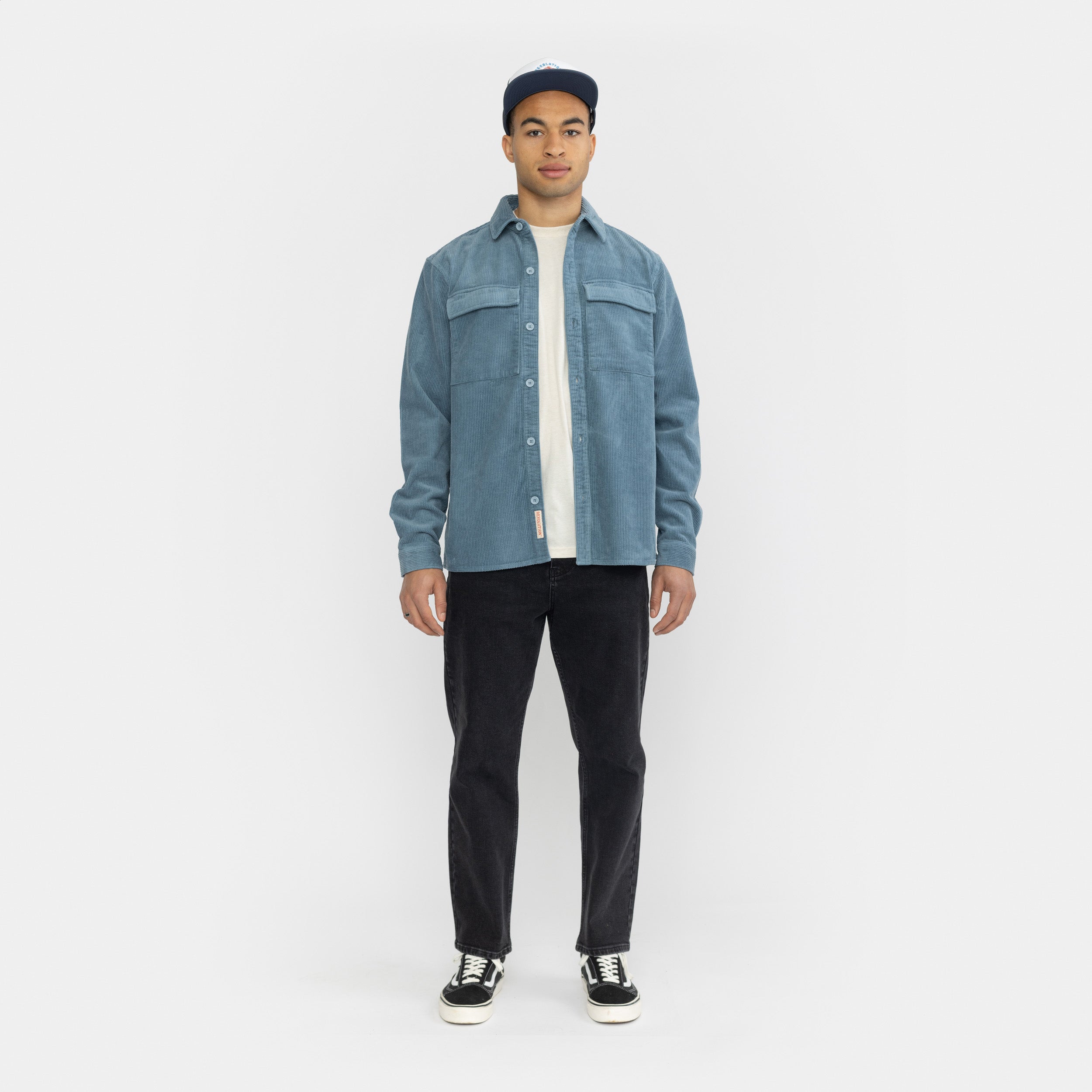 Revolution Utility Overshirt Overshirts Dustblue