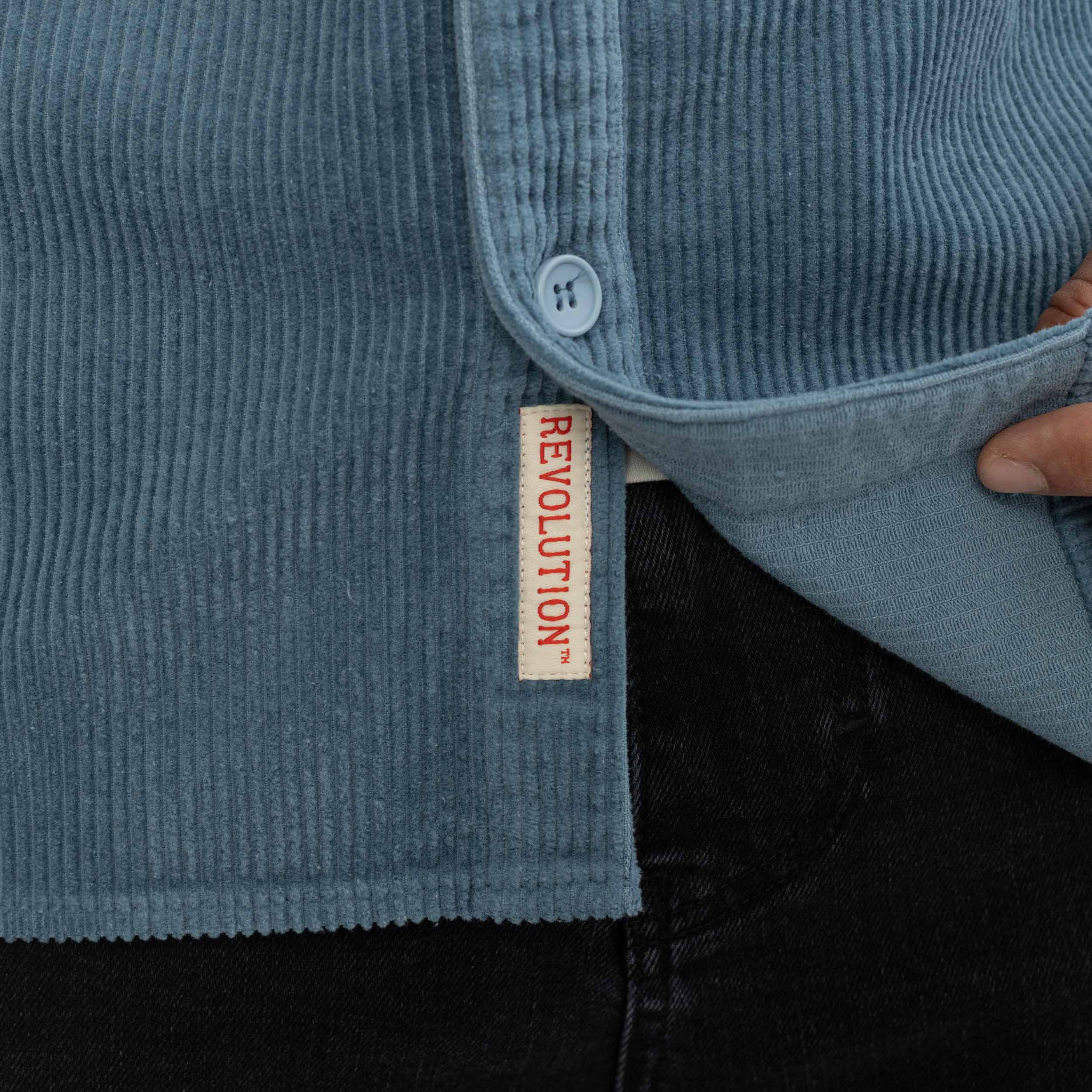 Revolution Utility Overshirt Overshirts Dustblue