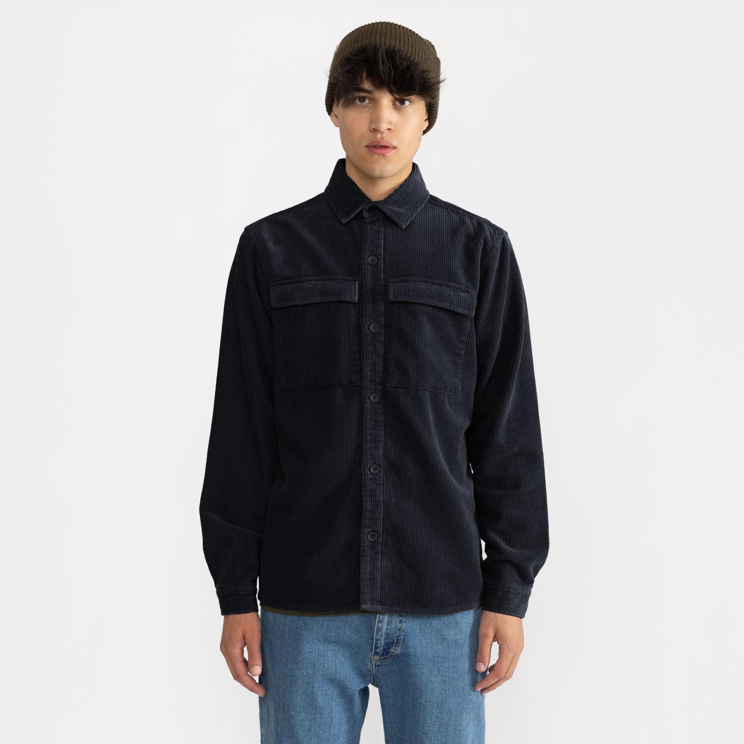 Revolution Utility Overshirt Overshirts Navy