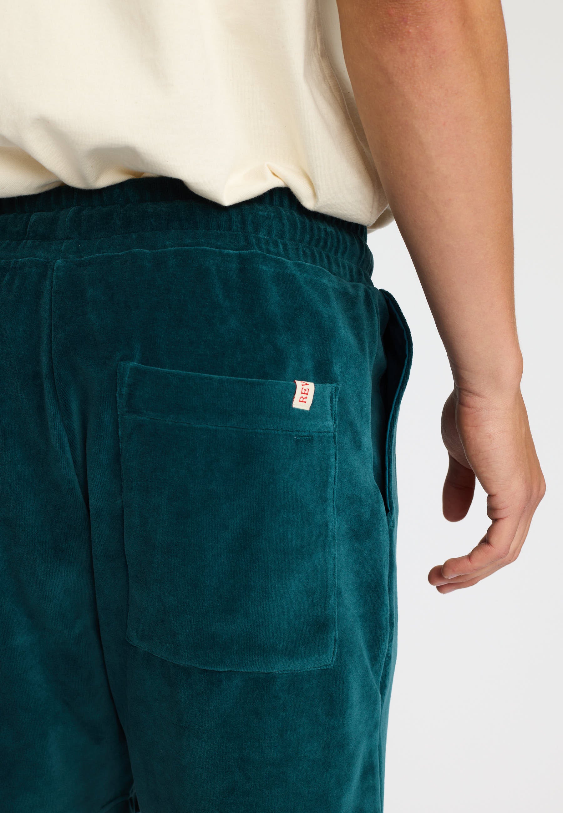 Revolution Velour Shorts Shorts Darkpetrol