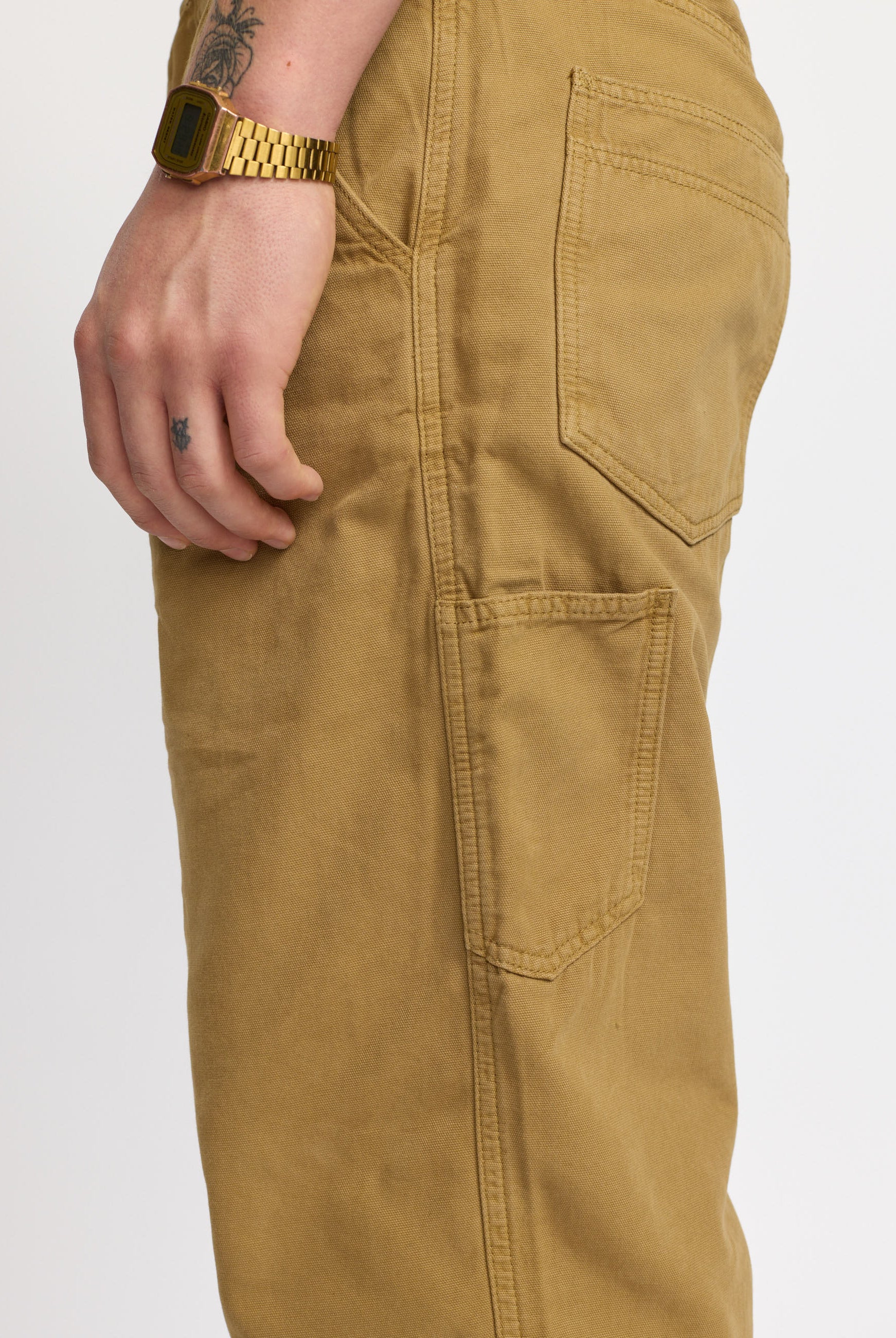 Revolution Wide Worker Trousers Trousers Darkkhaki