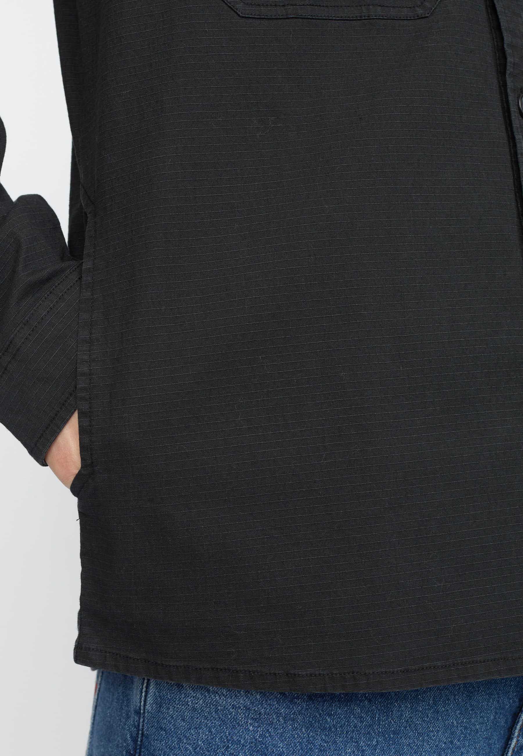 Revolution Worker Overshirt Overshirts Black