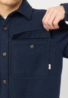 Revolution Worker Overshirt Overshirts Navy