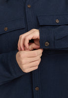 Revolution Worker Overshirt Overshirts Navy